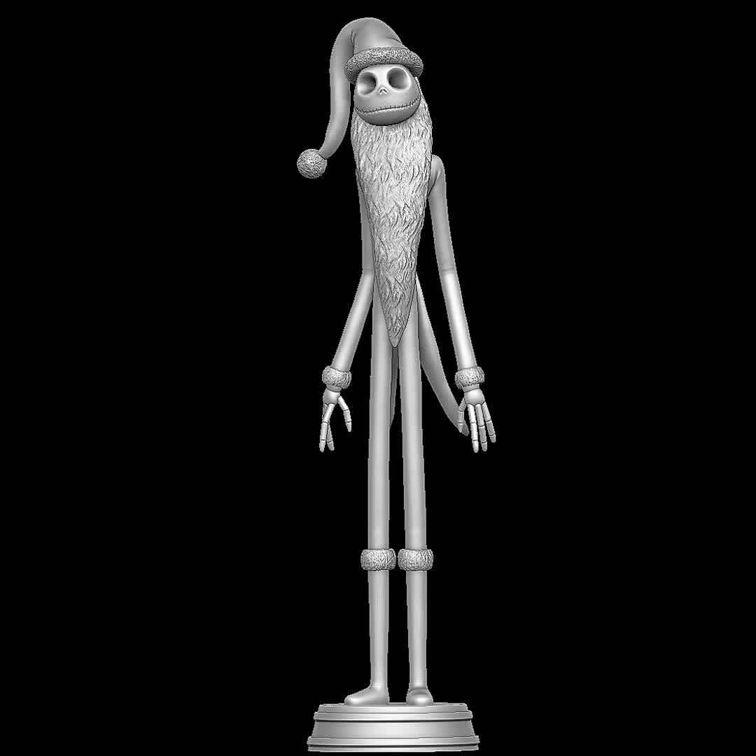 Santa Jack Skellington - Nightmare Before Christmas - Jack with Santa outfit
 - The best files for 3D printing in the world. Stl models divided into parts to facilitate 3D printing. All kinds of characters, decoration, cosplay, prosthetics, pieces. Quality in 3D printing. Affordable 3D models. Low cost. Collective purchases of 3D files.