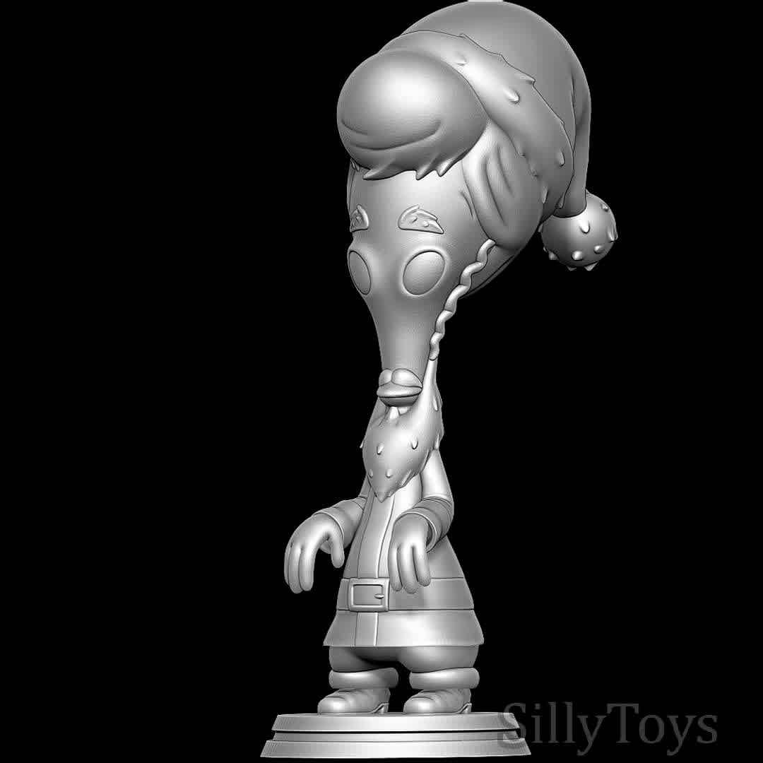 Schmanta Roger - American Dad - Good old Roger - The best files for 3D printing in the world. Stl models divided into parts to facilitate 3D printing. All kinds of characters, decoration, cosplay, prosthetics, pieces. Quality in 3D printing. Affordable 3D models. Low cost. Collective purchases of 3D files.