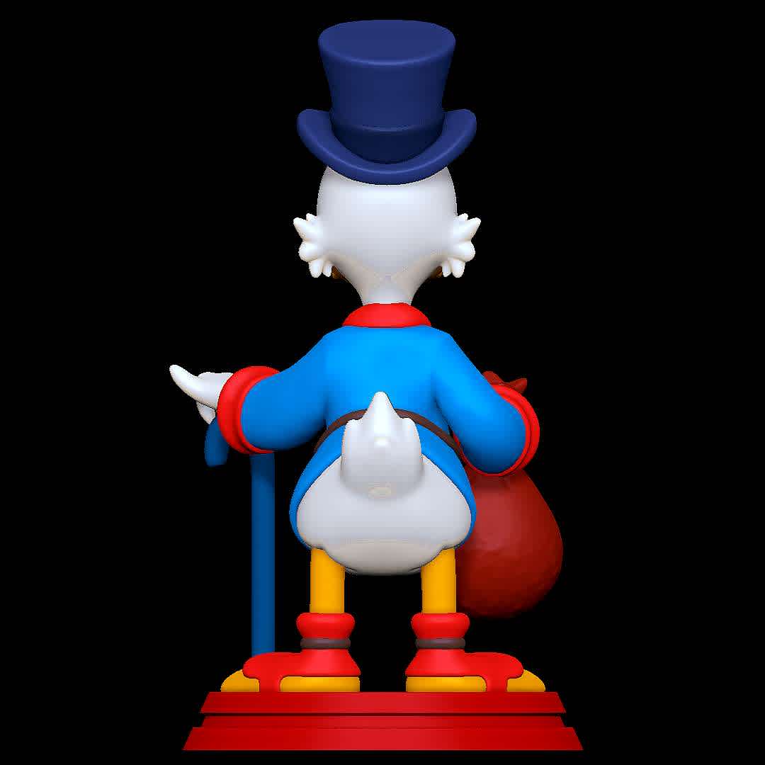 Scrooge McDuck - Classic character
 - The best files for 3D printing in the world. Stl models divided into parts to facilitate 3D printing. All kinds of characters, decoration, cosplay, prosthetics, pieces. Quality in 3D printing. Affordable 3D models. Low cost. Collective purchases of 3D files.