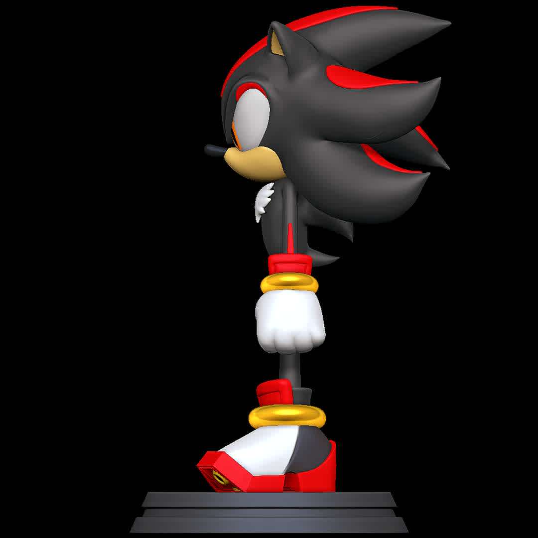 Shadow the Hedgehog - Character from Sonic Video Games
 - The best files for 3D printing in the world. Stl models divided into parts to facilitate 3D printing. All kinds of characters, decoration, cosplay, prosthetics, pieces. Quality in 3D printing. Affordable 3D models. Low cost. Collective purchases of 3D files.