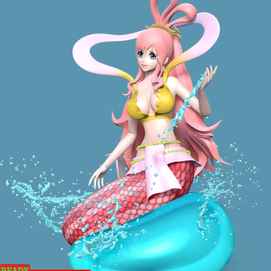 Shirahoshi - One Piece Battle Dance - Princess Shirahoshi, famous in the world as the Mermaid Princess (人魚姫 Ningyo Hime?), is a giant smelt-whiting mermaid and the princess of the Ryugu Kingdom, as the youngest of King Neptune's children in the Neptune royal family.

These information of this model:

 - Files format: STL, OBJ (included 05 separated files is ready for 3D printing). 
 - Zbrush original file (ZTL) for you to customize as you like.
 - The height is 20 cm
 - The version 1.0. 

Hope you like her.
Don't hesitate to contact me if there are any problems during printing the model - The best files for 3D printing in the world. Stl models divided into parts to facilitate 3D printing. All kinds of characters, decoration, cosplay, prosthetics, pieces. Quality in 3D printing. Affordable 3D models. Low cost. Collective purchases of 3D files.