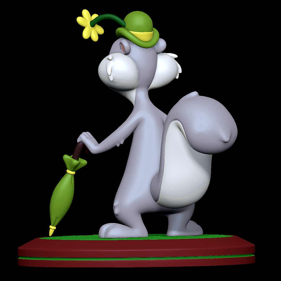 Slappy Squirrel - Animaniacs - Character from Animaniacs
 - The best files for 3D printing in the world. Stl models divided into parts to facilitate 3D printing. All kinds of characters, decoration, cosplay, prosthetics, pieces. Quality in 3D printing. Affordable 3D models. Low cost. Collective purchases of 3D files.