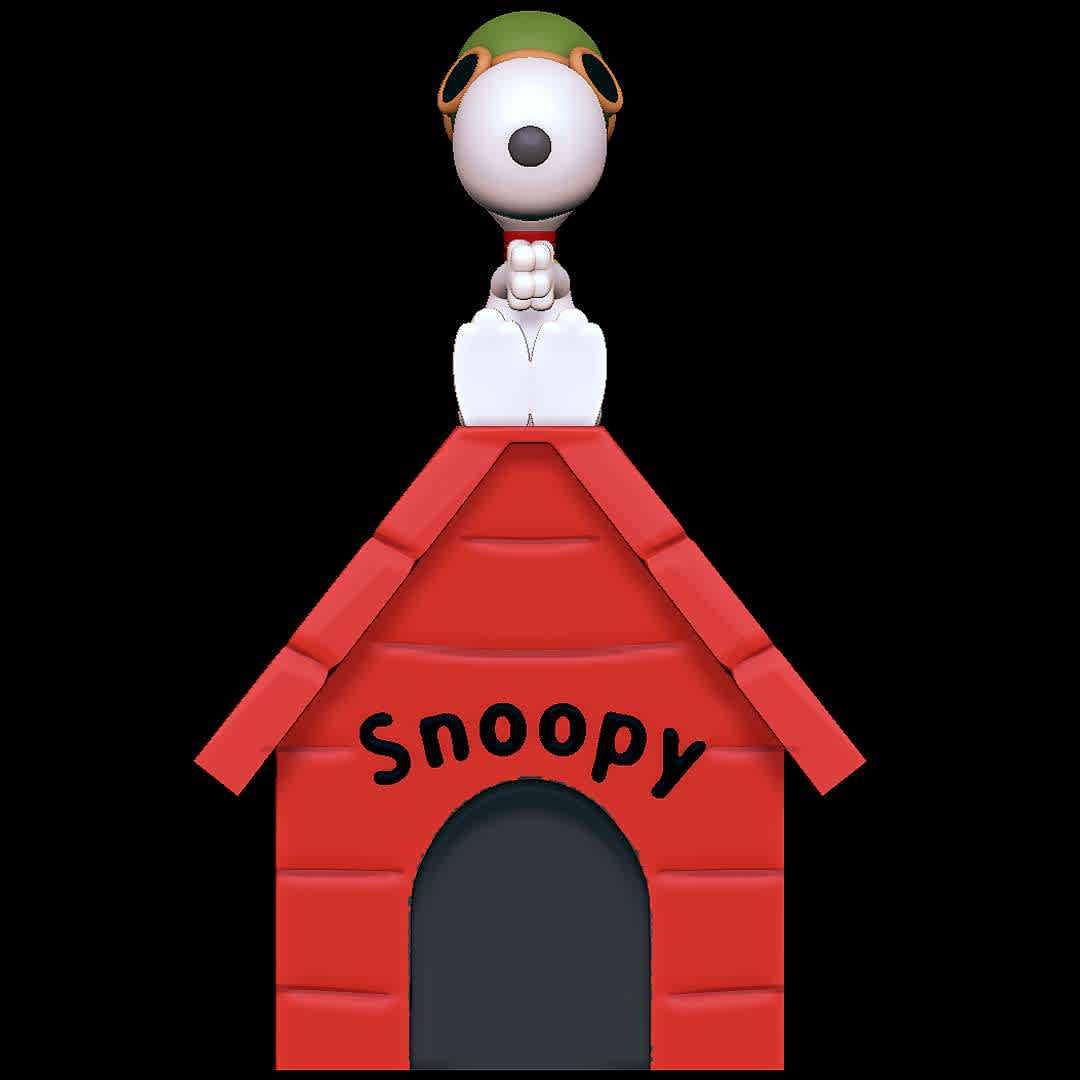 Snoopy Flying Ace - Classic one
 - The best files for 3D printing in the world. Stl models divided into parts to facilitate 3D printing. All kinds of characters, decoration, cosplay, prosthetics, pieces. Quality in 3D printing. Affordable 3D models. Low cost. Collective purchases of 3D files.