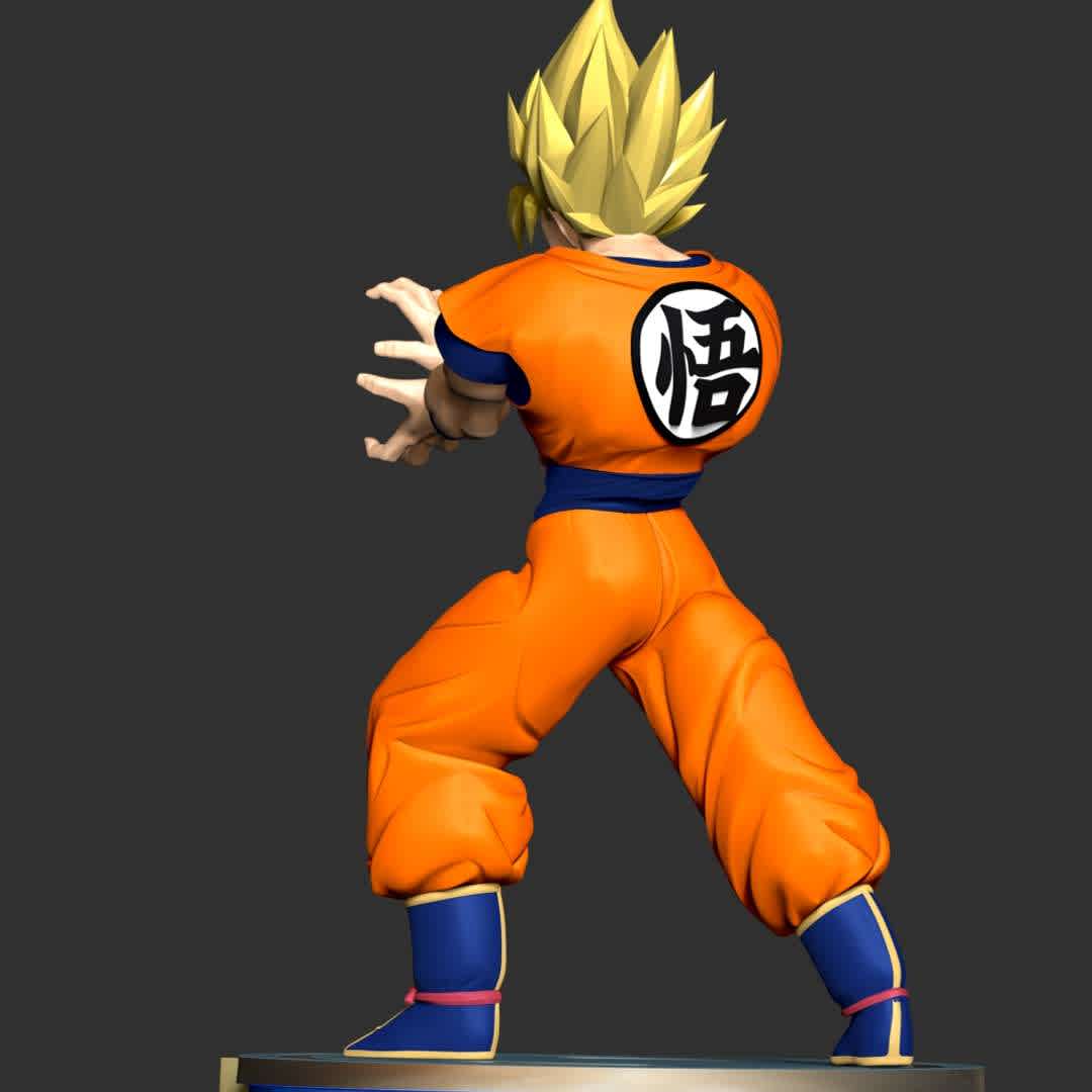 Son Goku - Dragon Ball - This model has a height of 18 cm.

When you purchase this model, you will own:

 - STL, OBJ file with 03 separated files (included key to connect parts) is ready for 3D printing.
 - Zbrush original files (ZTL) for you to customize as you like.

This is version 1.0 of this model.

Thanks for viewing! Hope you like him.  - The best files for 3D printing in the world. Stl models divided into parts to facilitate 3D printing. All kinds of characters, decoration, cosplay, prosthetics, pieces. Quality in 3D printing. Affordable 3D models. Low cost. Collective purchases of 3D files.