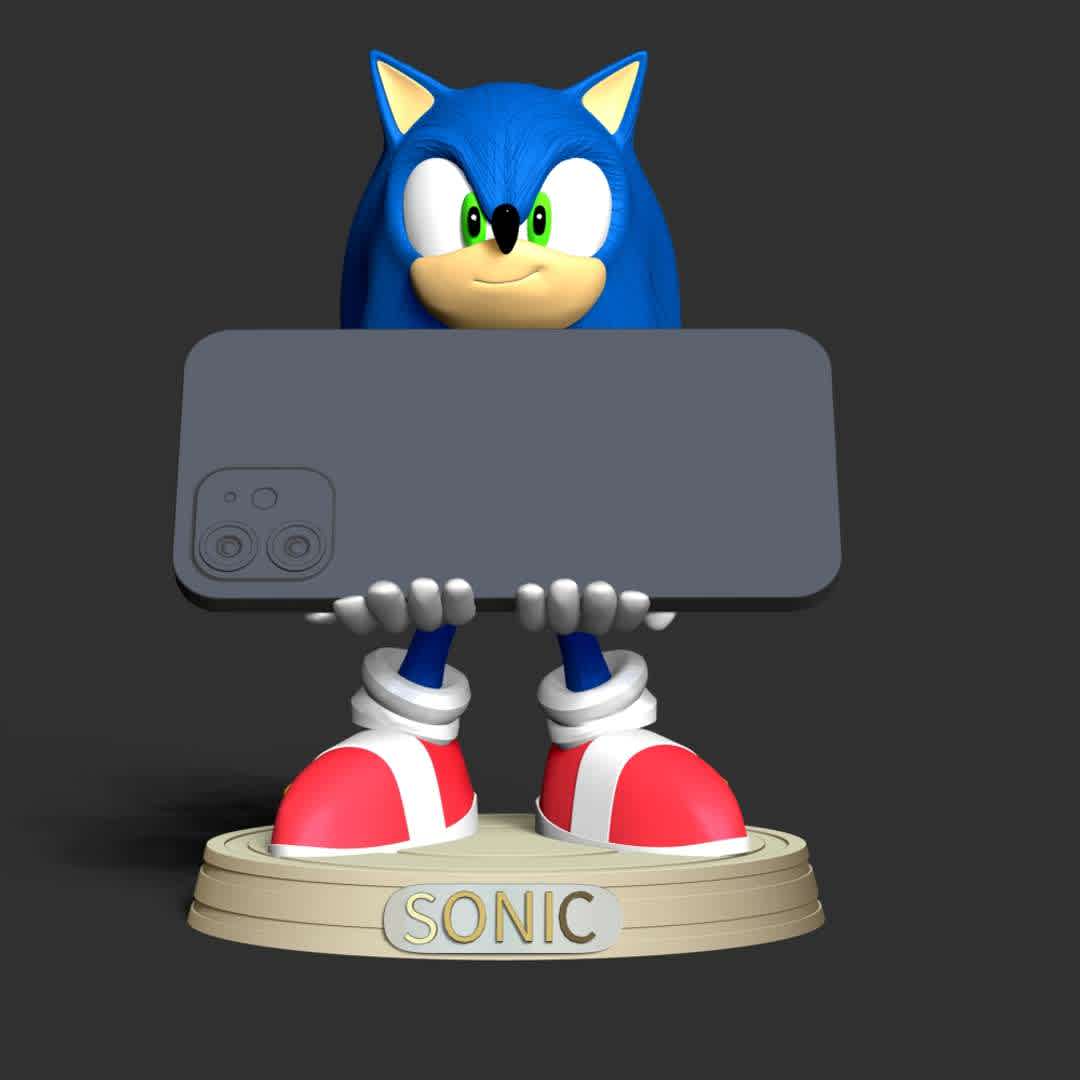 Sonic the Hedgehog - This model has a height of 12 cm.

When you purchase this model, you will own:

- STL, OBJ file with 03 separated files (with key to connect together) is ready for 3D printing.

- Zbrush original files (ZTL) for you to customize as you like.

This is version 1.0 of this model.

Hope you like him. Thanks for viewing! - Los mejores archivos para impresión 3D del mundo. Modelos Stl divididos en partes para facilitar la impresión 3D. Todo tipo de personajes, decoración, cosplay, prótesis, piezas. Calidad en impresión 3D. Modelos 3D asequibles. Bajo costo. Compras colectivas de archivos 3D.