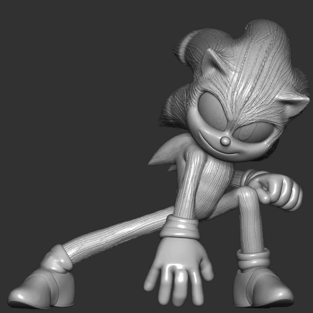 Sonic The Hedgehog 2 - These information of model:

**- The height of current model is 20 cm and you can free to scale it.**

**- Format files: STL, OBJ to supporting 3D printing.**

Please don't hesitate to contact me if you have any issues question. - The best files for 3D printing in the world. Stl models divided into parts to facilitate 3D printing. All kinds of characters, decoration, cosplay, prosthetics, pieces. Quality in 3D printing. Affordable 3D models. Low cost. Collective purchases of 3D files.