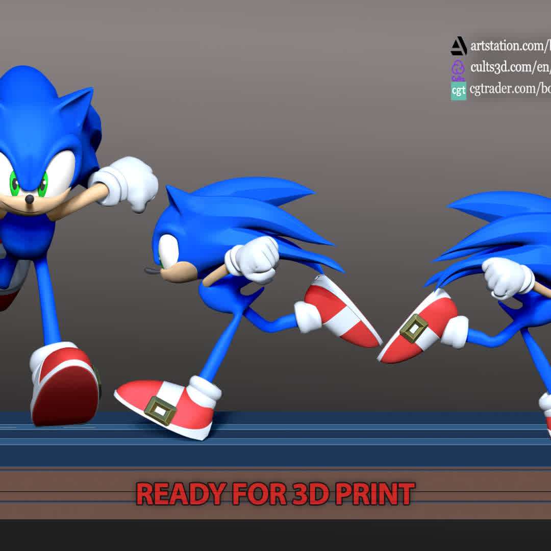 Sonic the Hedgehog 2 Fanart - When you purchase this model, you will own:

- STL, OBJ file with 08 separated files (with key to connect together) is ready for 3D printing.

- Zbrush original files (ZTL) for you to customize as you like.

This is version 1.0 of this model. - Os melhores arquivos para impressão 3D do mundo. Modelos stl divididos em partes para facilitar a impressão 3D. Todos os tipos de personagens, decoração, cosplay, próteses, peças. Qualidade na impressão 3D. Modelos 3D com preço acessível. Baixo custo. Compras coletivas de arquivos 3D.