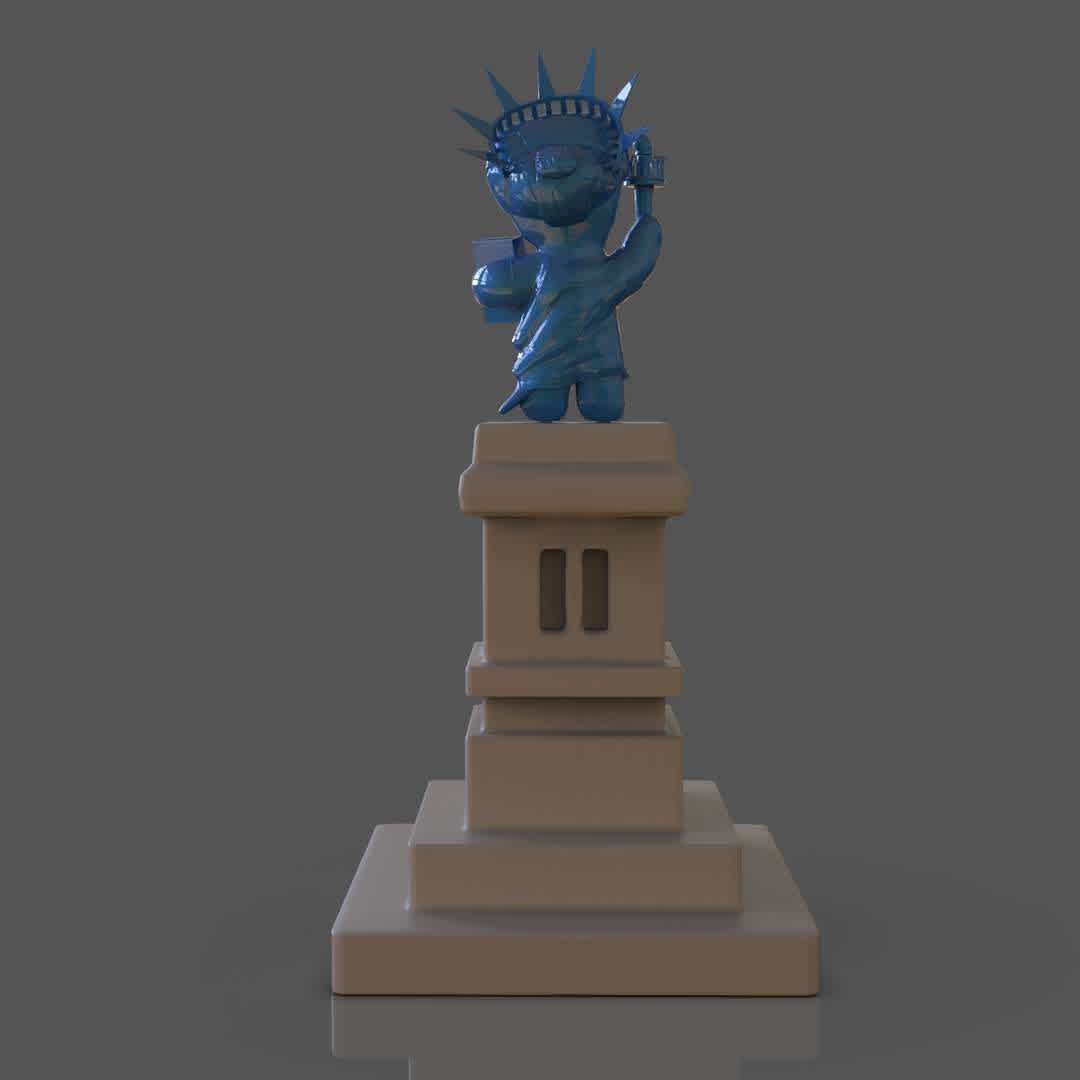 Sour Patch Kid Liberty - A Sour Patch Kid with a Liberty Statue costume ready for 3d print I included two parts version with the base and another without the base Included the OBJ and STL files if you need 3D Game Assets or STL files I can do commission works.

 - The best files for 3D printing in the world. Stl models divided into parts to facilitate 3D printing. All kinds of characters, decoration, cosplay, prosthetics, pieces. Quality in 3D printing. Affordable 3D models. Low cost. Collective purchases of 3D files.