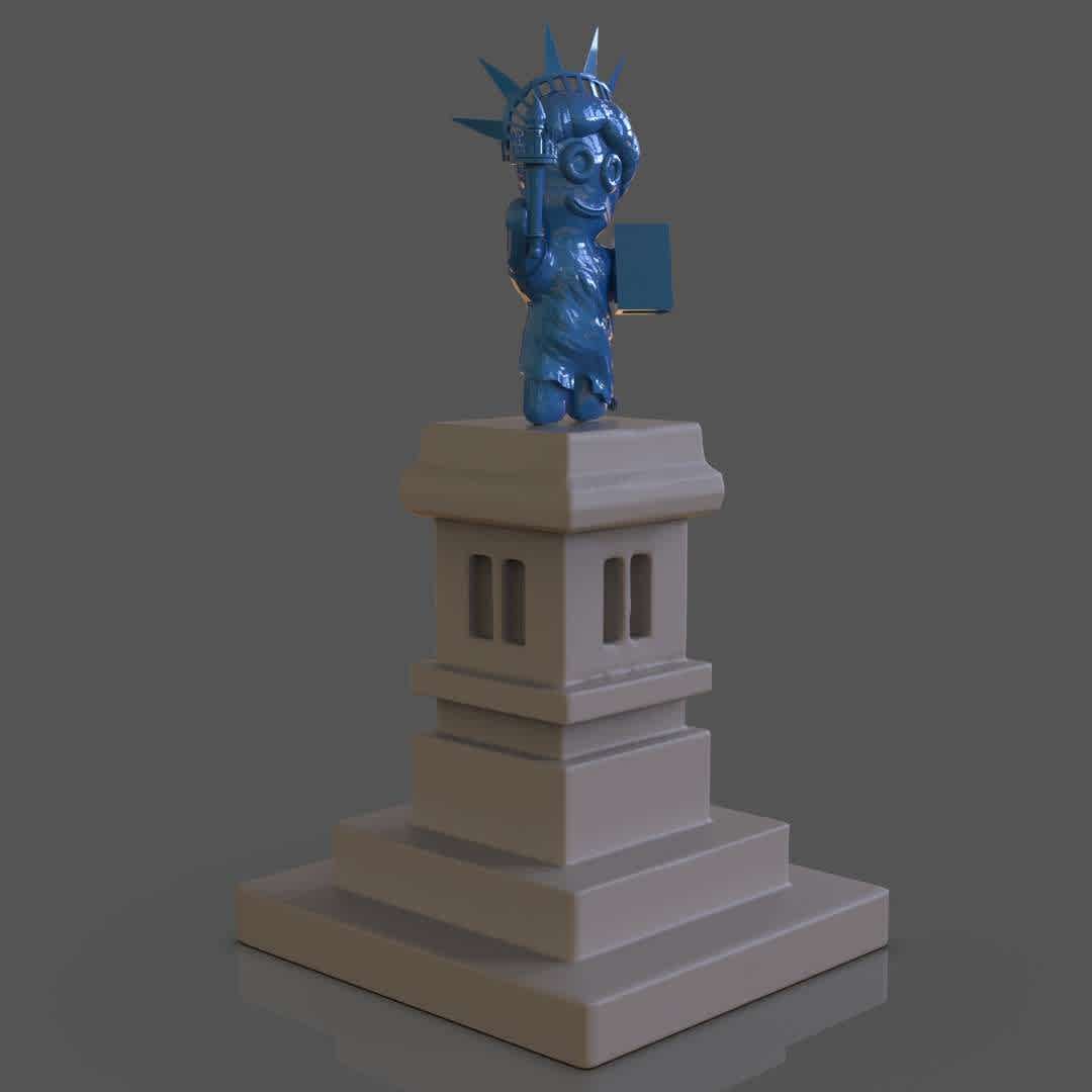 Sour Patch Kid Liberty - A Sour Patch Kid with a Liberty Statue costume ready for 3d print I included two parts version with the base and another without the base Included the OBJ and STL files if you need 3D Game Assets or STL files I can do commission works.

 - The best files for 3D printing in the world. Stl models divided into parts to facilitate 3D printing. All kinds of characters, decoration, cosplay, prosthetics, pieces. Quality in 3D printing. Affordable 3D models. Low cost. Collective purchases of 3D files.