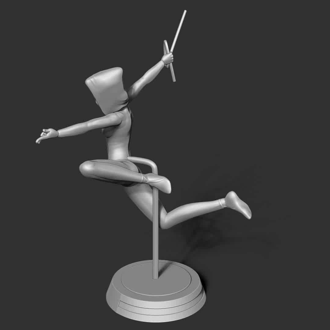 	Spider-Gwen2 - Fan art for film: Animated Spider-Man: Into The Spider-Verse (2018)

When you purchase this model, you will own:

**- STL, OBJ file with 04 separated files (with key to connect together) is ready for 3D printing.

Zbrush original files (ZTL) for you to customize as you like.**
* 19th January, 2019: this is version 1.0

*19th Jan, 2022: Fix model errors, rework parts together to be ready for 3D printing.

Hope you like it. Thank you for viewing. - The best files for 3D printing in the world. Stl models divided into parts to facilitate 3D printing. All kinds of characters, decoration, cosplay, prosthetics, pieces. Quality in 3D printing. Affordable 3D models. Low cost. Collective purchases of 3D files.