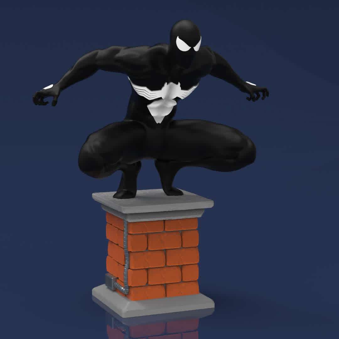 Spider-Man Black Suit - Spider-Man Black Suit fan art done in Zbrush, rendered in Keyshot and ready for 3D Printing.

https://www.artstation.com/artwork/b5advo

Scale: 1/8 = 22cm - The best files for 3D printing in the world. Stl models divided into parts to facilitate 3D printing. All kinds of characters, decoration, cosplay, prosthetics, pieces. Quality in 3D printing. Affordable 3D models. Low cost. Collective purchases of 3D files.