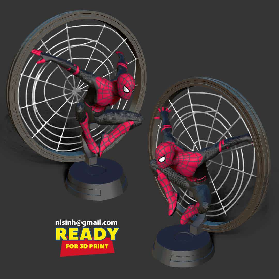 Spiderman - No Way Home - We'll see Spiderman again in this latest movie in mid-December.

When you purchase this model, you will own:

- STL, OBJ file with 05 separated files (with key to connect together) is ready for 3D printing.

- Zbrush original files (ZTL) for you to customize as you like.

This is version 1.0 of this model.

Thanks for viewing! Hope you like him. - Los mejores archivos para impresión 3D del mundo. Modelos Stl divididos en partes para facilitar la impresión 3D. Todo tipo de personajes, decoración, cosplay, prótesis, piezas. Calidad en impresión 3D. Modelos 3D asequibles. Bajo costo. Compras colectivas de archivos 3D.