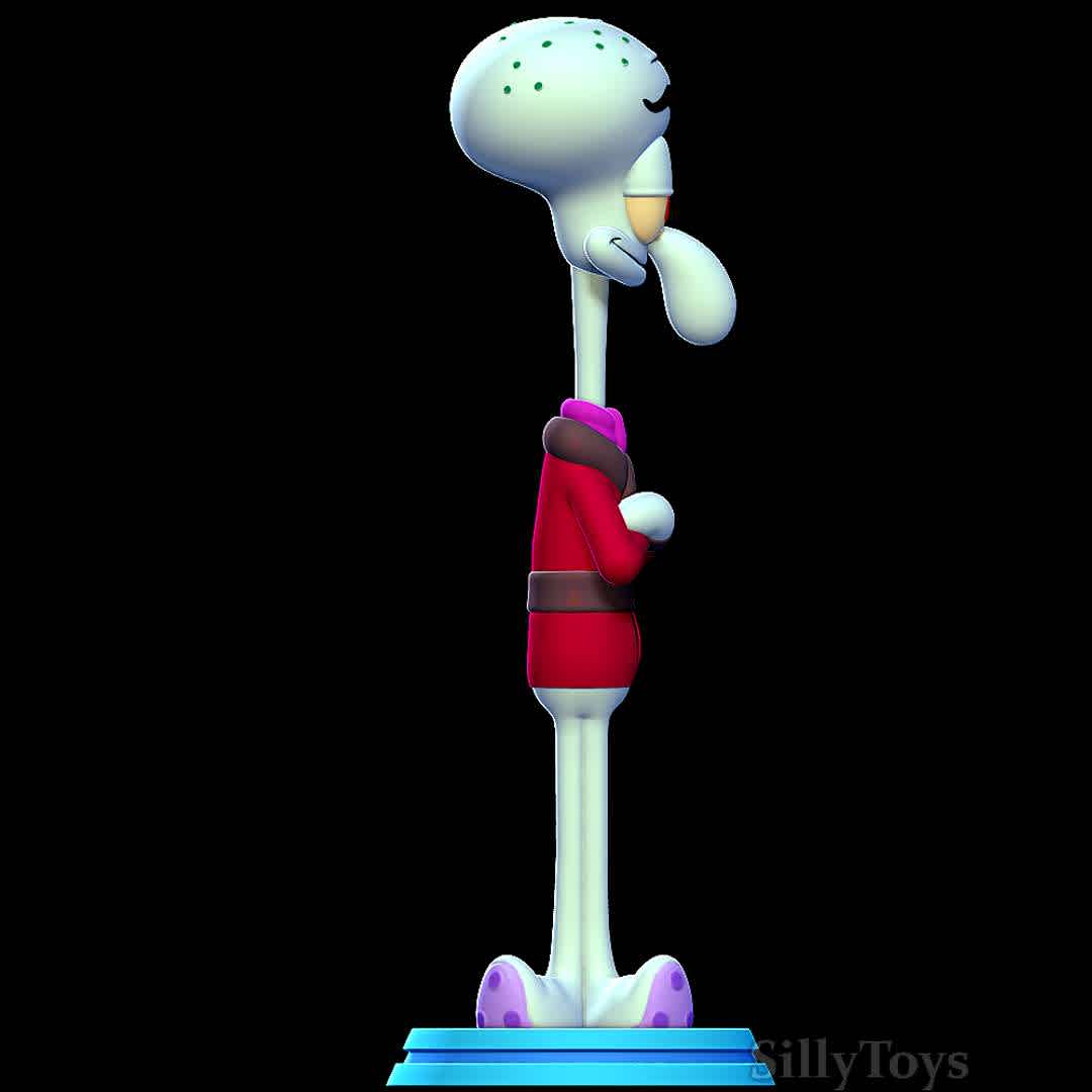 Squilliam Fancyson -Spongebob Squarepants - He fancy - The best files for 3D printing in the world. Stl models divided into parts to facilitate 3D printing. All kinds of characters, decoration, cosplay, prosthetics, pieces. Quality in 3D printing. Affordable 3D models. Low cost. Collective purchases of 3D files.