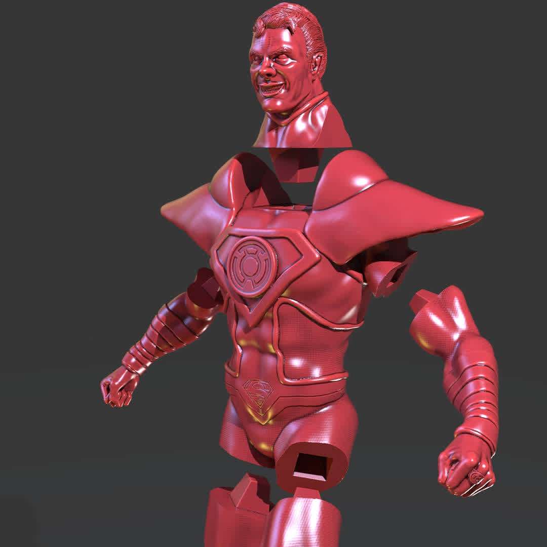 Super Parallax - Super Parallax is Super Man posses by Parallax as collectible made with ZBrush ready for 3D Printing the body is sliced into 6 parts and the base is sliced in 9 parts I included the STL format for the sliced parts If you need 3D game assets or STL Files I can do commission works.
 - The best files for 3D printing in the world. Stl models divided into parts to facilitate 3D printing. All kinds of characters, decoration, cosplay, prosthetics, pieces. Quality in 3D printing. Affordable 3D models. Low cost. Collective purchases of 3D files.