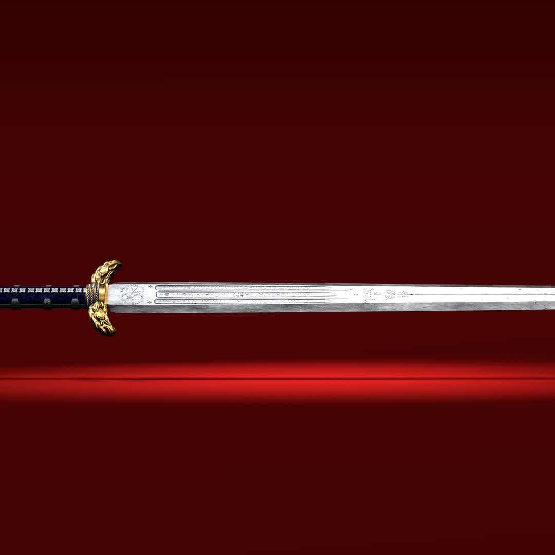 Sword of Athena - Wonder Woman 3D print model - Wonder Woman's sword (Sword of Athena') from Batman v Superman and Justice League movie for Cosplay or home decorartion. 4 piece 92cm long High poly easy and ready to print.

I can help you to print perfectly. Let me know if you want to split it into more pieces. Not for resale or sharing. Only for personal use.

If you want print the in more parts, i can help you, but you can easy slice similar parts in windows softwer.

Thank you for downloading my sword replica model. Also please dont forget to rate my work. - The best files for 3D printing in the world. Stl models divided into parts to facilitate 3D printing. All kinds of characters, decoration, cosplay, prosthetics, pieces. Quality in 3D printing. Affordable 3D models. Low cost. Collective purchases of 3D files.