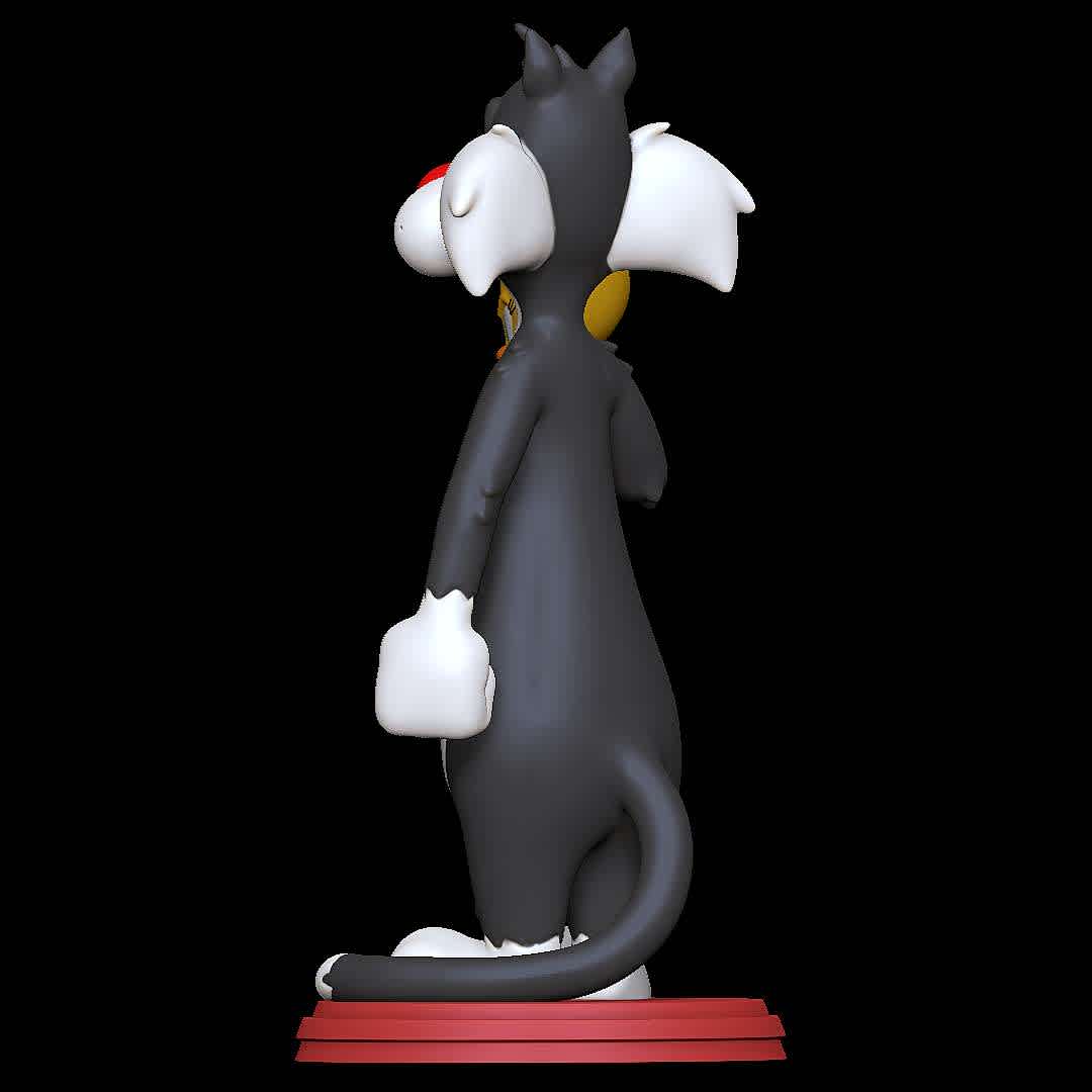 Sylvester holding Tweety - Looney Tunes - Apparently Sylvester got Tweety
 - The best files for 3D printing in the world. Stl models divided into parts to facilitate 3D printing. All kinds of characters, decoration, cosplay, prosthetics, pieces. Quality in 3D printing. Affordable 3D models. Low cost. Collective purchases of 3D files.