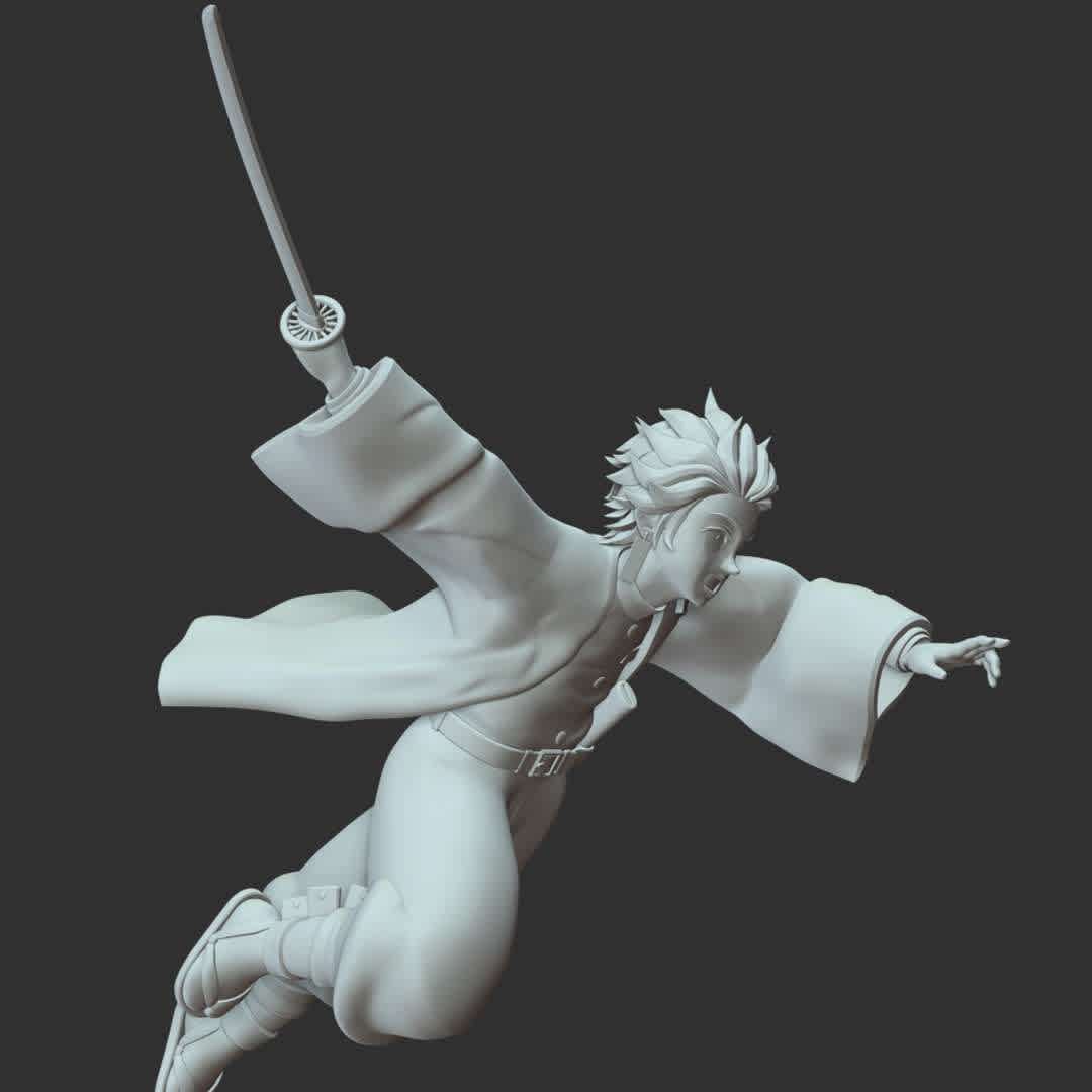 Tanjiro Kamado - Demon Slayer - These information of model:

**- The height of current model is 30 cm and you can free to scale it.**

**- Format files: STL, OBJ to supporting 3D printing.**

Please don't hesitate to contact me if you have any issues question. - The best files for 3D printing in the world. Stl models divided into parts to facilitate 3D printing. All kinds of characters, decoration, cosplay, prosthetics, pieces. Quality in 3D printing. Affordable 3D models. Low cost. Collective purchases of 3D files.