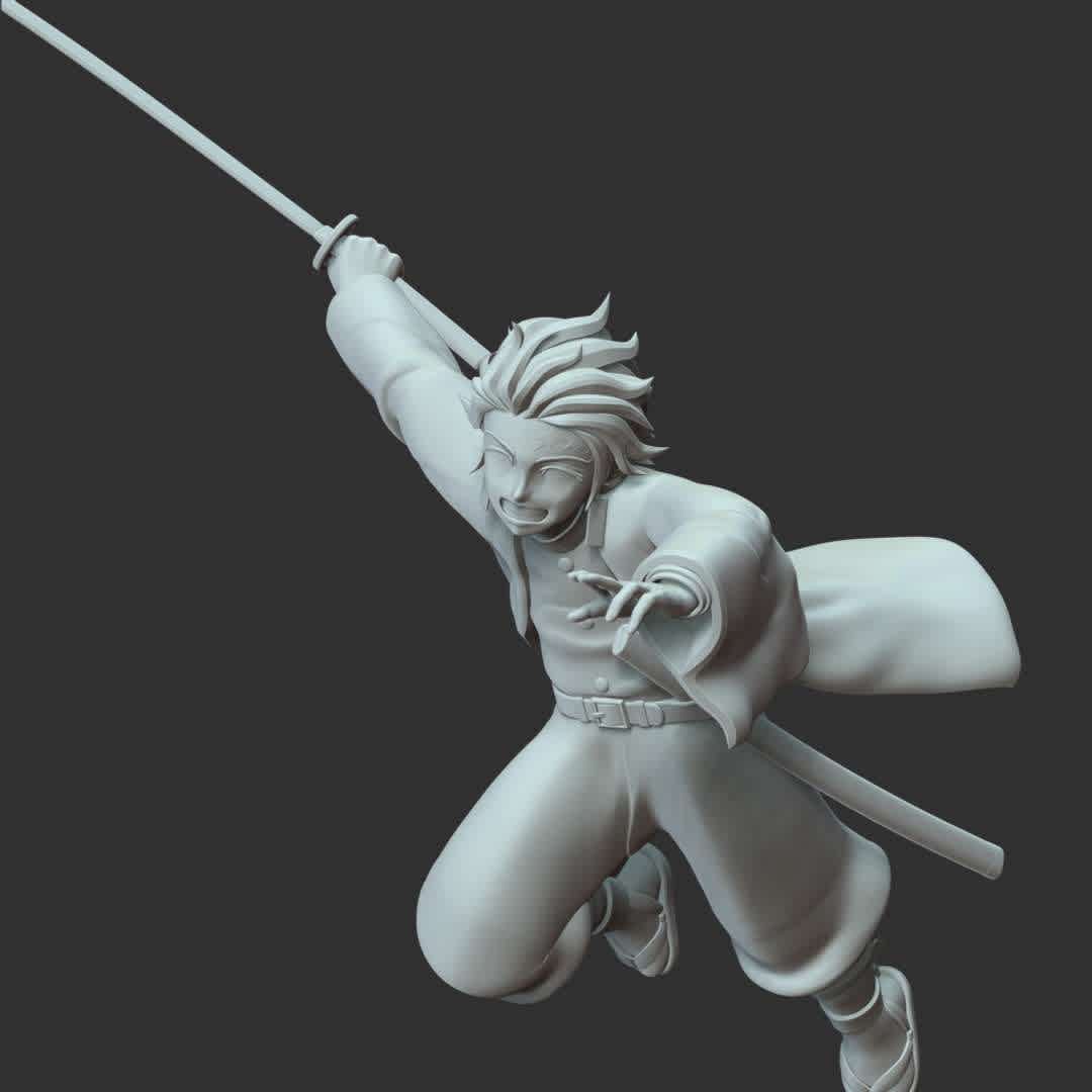 Tanjiro Kamado - Demon Slayer - These information of model:

**- The height of current model is 30 cm and you can free to scale it.**

**- Format files: STL, OBJ to supporting 3D printing.**

Please don't hesitate to contact me if you have any issues question. - The best files for 3D printing in the world. Stl models divided into parts to facilitate 3D printing. All kinds of characters, decoration, cosplay, prosthetics, pieces. Quality in 3D printing. Affordable 3D models. Low cost. Collective purchases of 3D files.