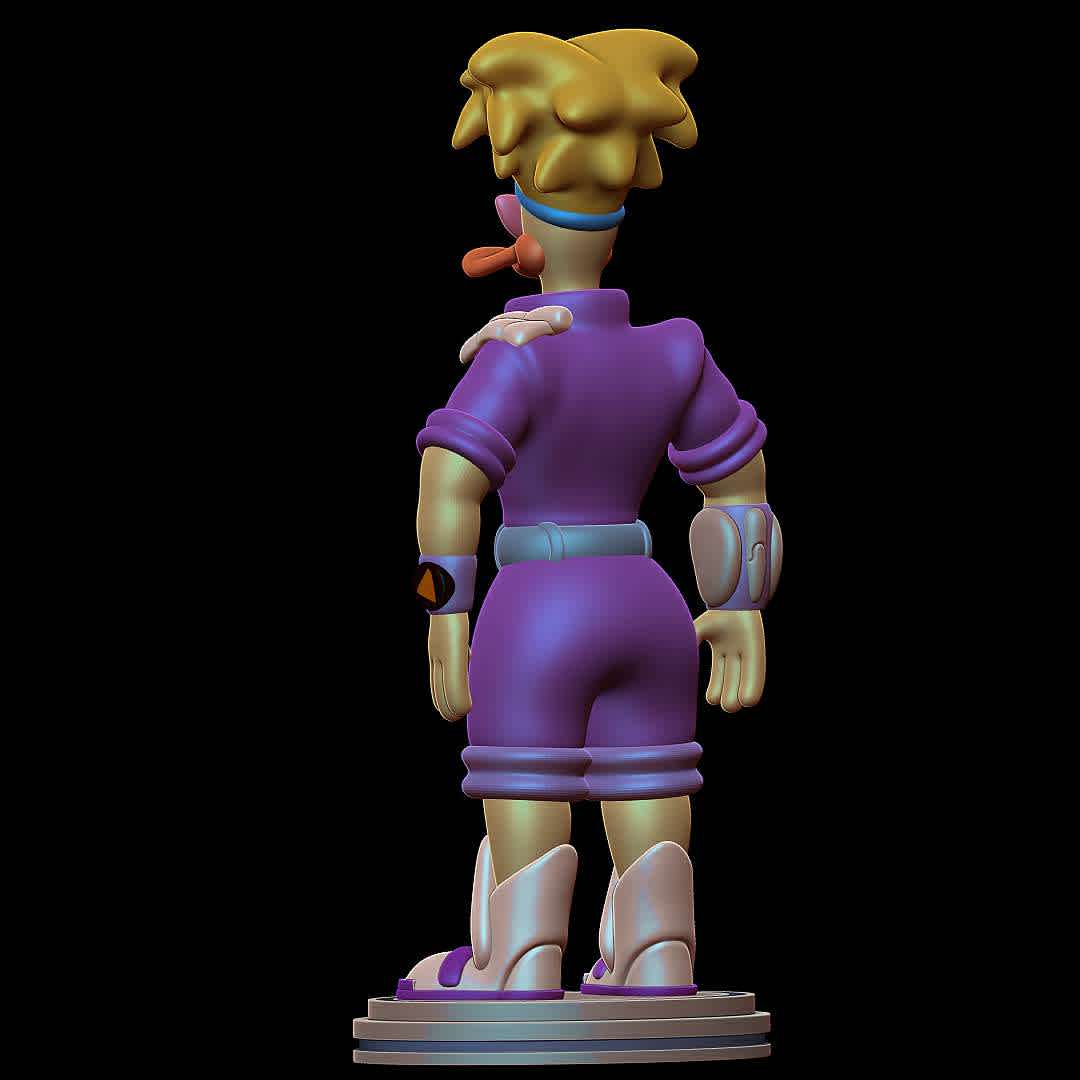 tanya vanderflock - mighty ducks - character from the animated series mighty ducks
 - The best files for 3D printing in the world. Stl models divided into parts to facilitate 3D printing. All kinds of characters, decoration, cosplay, prosthetics, pieces. Quality in 3D printing. Affordable 3D models. Low cost. Collective purchases of 3D files.