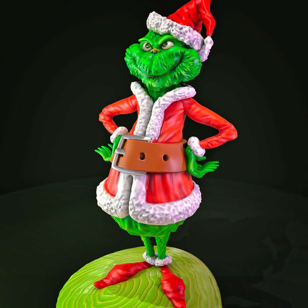the Grinch - model optimized for 3d printing

model optimized for 3d printing

Inside a snowflake is the town of Whoville, whose inhabitants, the Whos, make frenetic preparations for the Christmas holidays, which they celebrate with happiness and joy, except for The Grinch, a green, hairy and bitter being with a very tiny heart. than normal, who hates Christmas and the Whos and lives alone in a cave on top of a mountain north of Whoville with his dog Max. All the Whos fear him and want nothing to do with him. Little Cindy Lou (Taylor Momsen) believes that everyone is forgetting the true meaning of Christmas by worrying too much about gifts, decorations and celebrations and not enough about personal relationships. After meeting The Grinch at the post office, she becomes interested in her story and discovers that she has a tragic past after The Grinch saved her from it. - The best files for 3D printing in the world. Stl models divided into parts to facilitate 3D printing. All kinds of characters, decoration, cosplay, prosthetics, pieces. Quality in 3D printing. Affordable 3D models. Low cost. Collective purchases of 3D files.