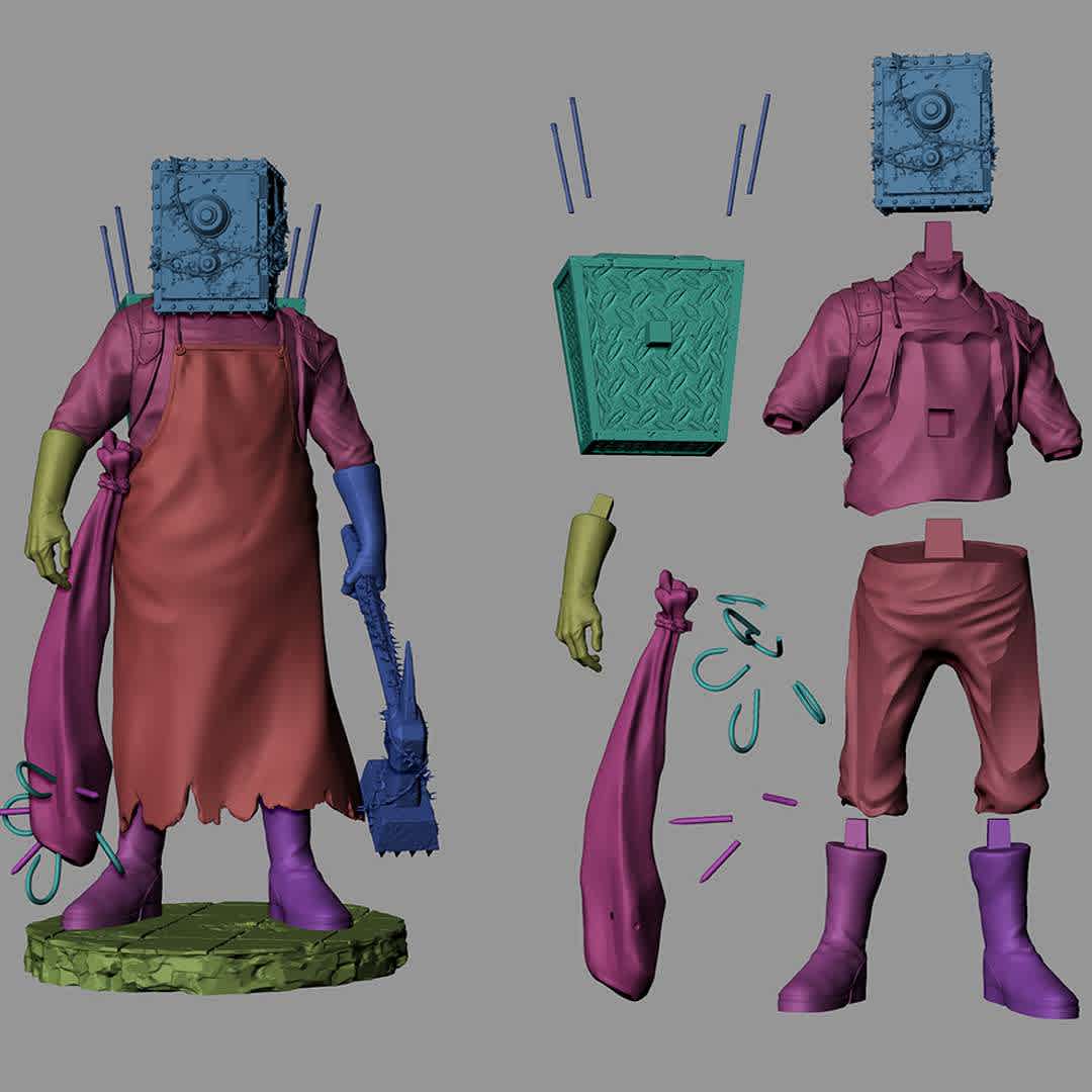 The Kepper - This character is a boss of the game The evil within, one of the monsters with the most amazing design. Hope you like it !! - The best files for 3D printing in the world. Stl models divided into parts to facilitate 3D printing. All kinds of characters, decoration, cosplay, prosthetics, pieces. Quality in 3D printing. Affordable 3D models. Low cost. Collective purchases of 3D files.