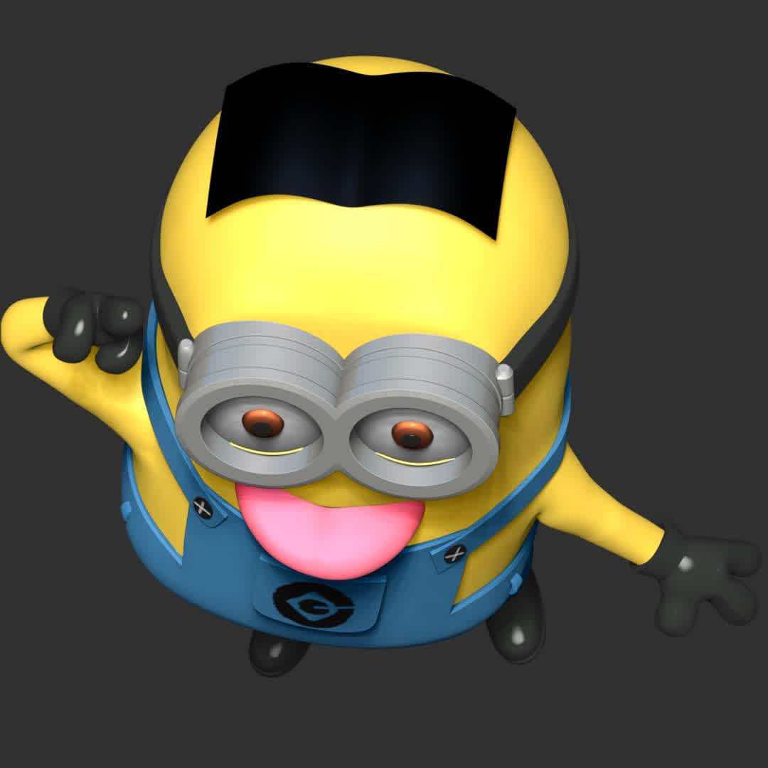 The Minions Dave - These information of model:

**- The height of current model is 20 cm and you can free to scale it.**

**- Format files: STL, OBJ to supporting 3D printing.**

Please don't hesitate to contact me if you have any issues question. - The best files for 3D printing in the world. Stl models divided into parts to facilitate 3D printing. All kinds of characters, decoration, cosplay, prosthetics, pieces. Quality in 3D printing. Affordable 3D models. Low cost. Collective purchases of 3D files.