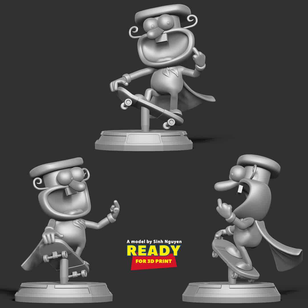 The Noise - Pizza Tower Fanart  - "The Noise is a short, mischievous gremlin who seems similar to a human being."

Basic parameters:

- STL, OBJ format for 3D printing with 06 discrete objects
- ZTL format for Zbrush (version 2019.1.2 or later)
- Model height: 20cm
- Version 1.0 - Polygons: 1250640 & Vertices: 740705

Model ready for 3D printing.

Please vote positively for me if you find this model useful. - Os melhores arquivos para impressão 3D do mundo. Modelos stl divididos em partes para facilitar a impressão 3D. Todos os tipos de personagens, decoração, cosplay, próteses, peças. Qualidade na impressão 3D. Modelos 3D com preço acessível. Baixo custo. Compras coletivas de arquivos 3D.