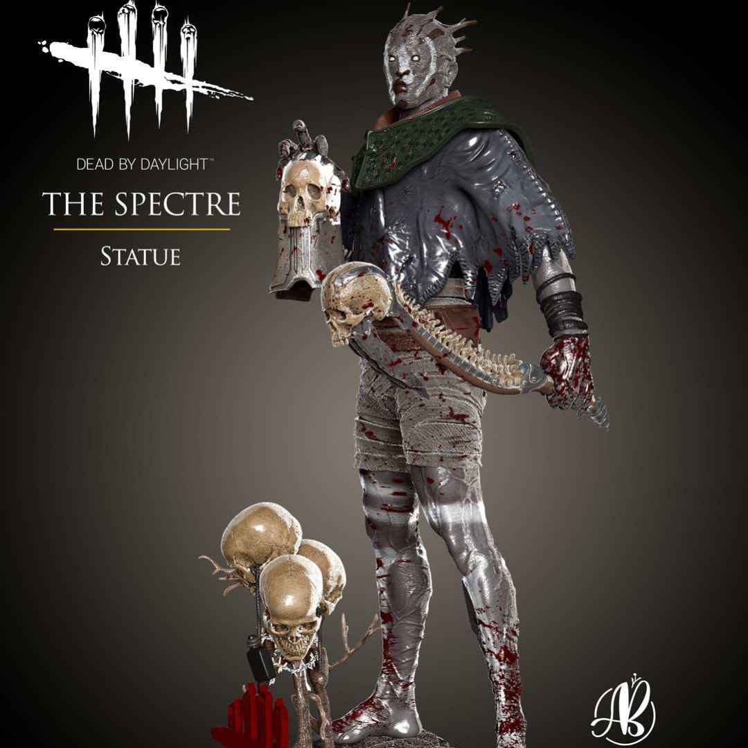 THE SPECTER - DEAD BY DAYLIGHT - Using the Wailing Bell to turn invisible, the Specter tracks its prey and attacks with little fanfare. Upon hearing the Bell's fateful ring, Survivors must think quickly or suffer the consequences. An expert at attacking and disappearing, the Specter is an expert at keeping everyone injured.
Model for 3D printing, measuring 30 centimeters and cut into several parts for better printing. - Los mejores archivos para impresión 3D del mundo. Modelos Stl divididos en partes para facilitar la impresión 3D. Todo tipo de personajes, decoración, cosplay, prótesis, piezas. Calidad en impresión 3D. Modelos 3D asequibles. Bajo costo. Compras colectivas de archivos 3D.