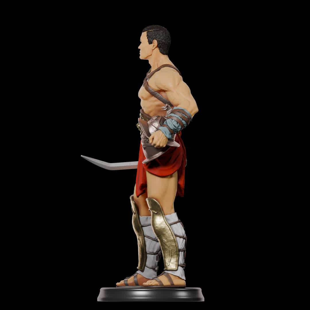 THRACIAN GLADIATOR 1-6 STATUE - INCLUDES 1-10 BUST VERSION 3D print model - Thisoriginal 1/6 Thracian Gladiator statue were designed for 3d printing.

The files includes a 1/10 bust version

Have fun !!! - The best files for 3D printing in the world. Stl models divided into parts to facilitate 3D printing. All kinds of characters, decoration, cosplay, prosthetics, pieces. Quality in 3D printing. Affordable 3D models. Low cost. Collective purchases of 3D files.