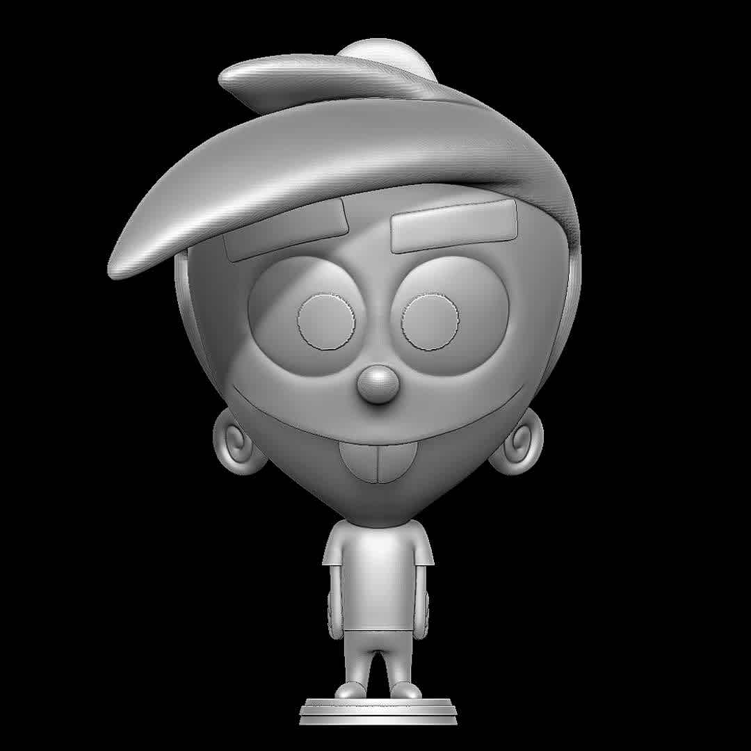 Timmy Turner - The Fairly OddParents - Classic one
 - The best files for 3D printing in the world. Stl models divided into parts to facilitate 3D printing. All kinds of characters, decoration, cosplay, prosthetics, pieces. Quality in 3D printing. Affordable 3D models. Low cost. Collective purchases of 3D files.