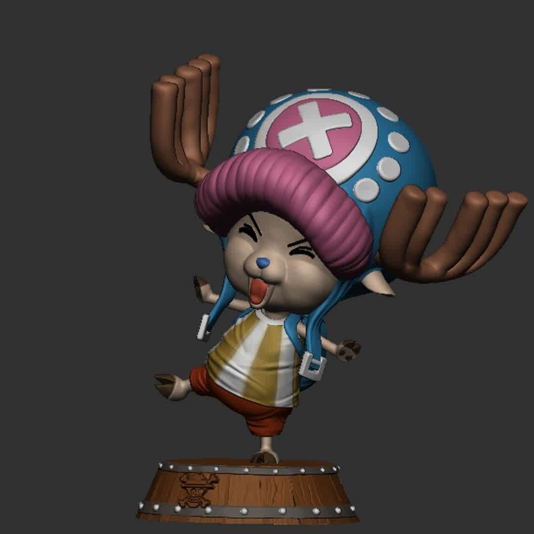 Tony Tony Chopper - Model created by me, a character named Tony Tony Chopper from the anime One Piece, totally pinned and ready to print, very cool model for those who like anime in general. - Los mejores archivos para impresión 3D del mundo. Modelos Stl divididos en partes para facilitar la impresión 3D. Todo tipo de personajes, decoración, cosplay, prótesis, piezas. Calidad en impresión 3D. Modelos 3D asequibles. Bajo costo. Compras colectivas de archivos 3D.