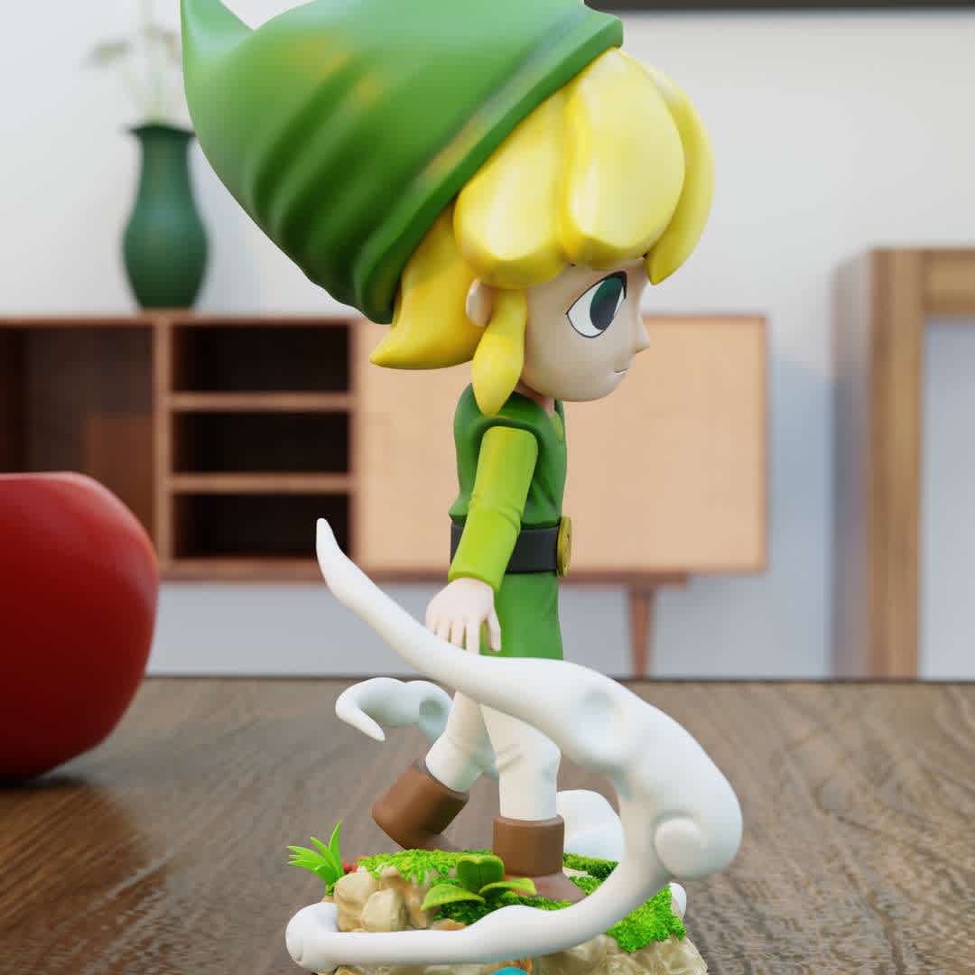 Toon Link - Fanart Of Toon Link. The model Size is 12Omm.  - The best files for 3D printing in the world. Stl models divided into parts to facilitate 3D printing. All kinds of characters, decoration, cosplay, prosthetics, pieces. Quality in 3D printing. Affordable 3D models. Low cost. Collective purchases of 3D files.