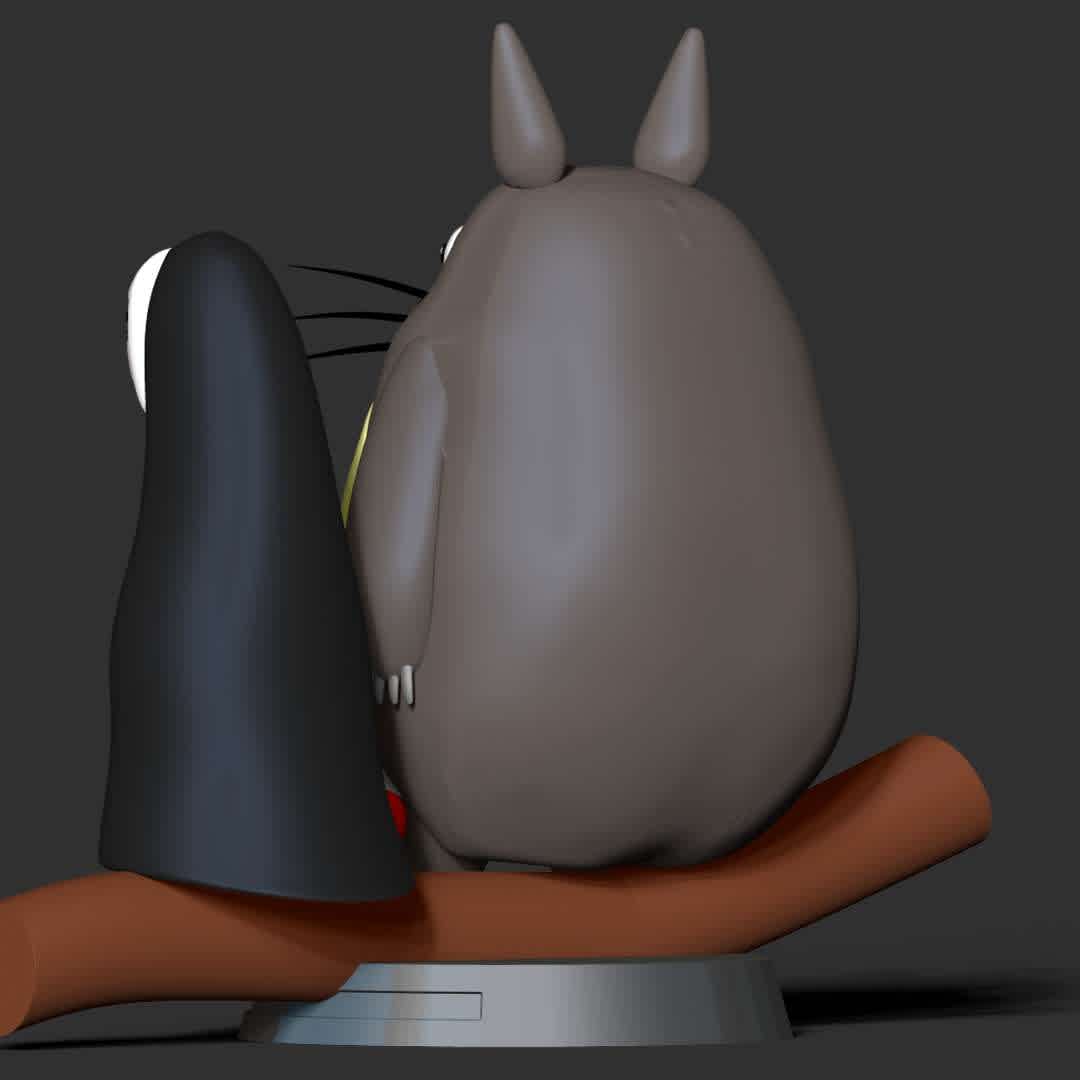 Totoro and No-Face  - Totoro and No-Face are my two favorite characters from Studio Ghibli.

When you purchase this model, you will own:

- STL, OBJ file with 03 separated files (with key to connect together) is ready for 3D printing.

- Zbrush original files (ZTL) for you to customize as you like.

This is version 1.0 of this model.

Thanks for viewing! Hope you like her. - Los mejores archivos para impresión 3D del mundo. Modelos Stl divididos en partes para facilitar la impresión 3D. Todo tipo de personajes, decoración, cosplay, prótesis, piezas. Calidad en impresión 3D. Modelos 3D asequibles. Bajo costo. Compras colectivas de archivos 3D.