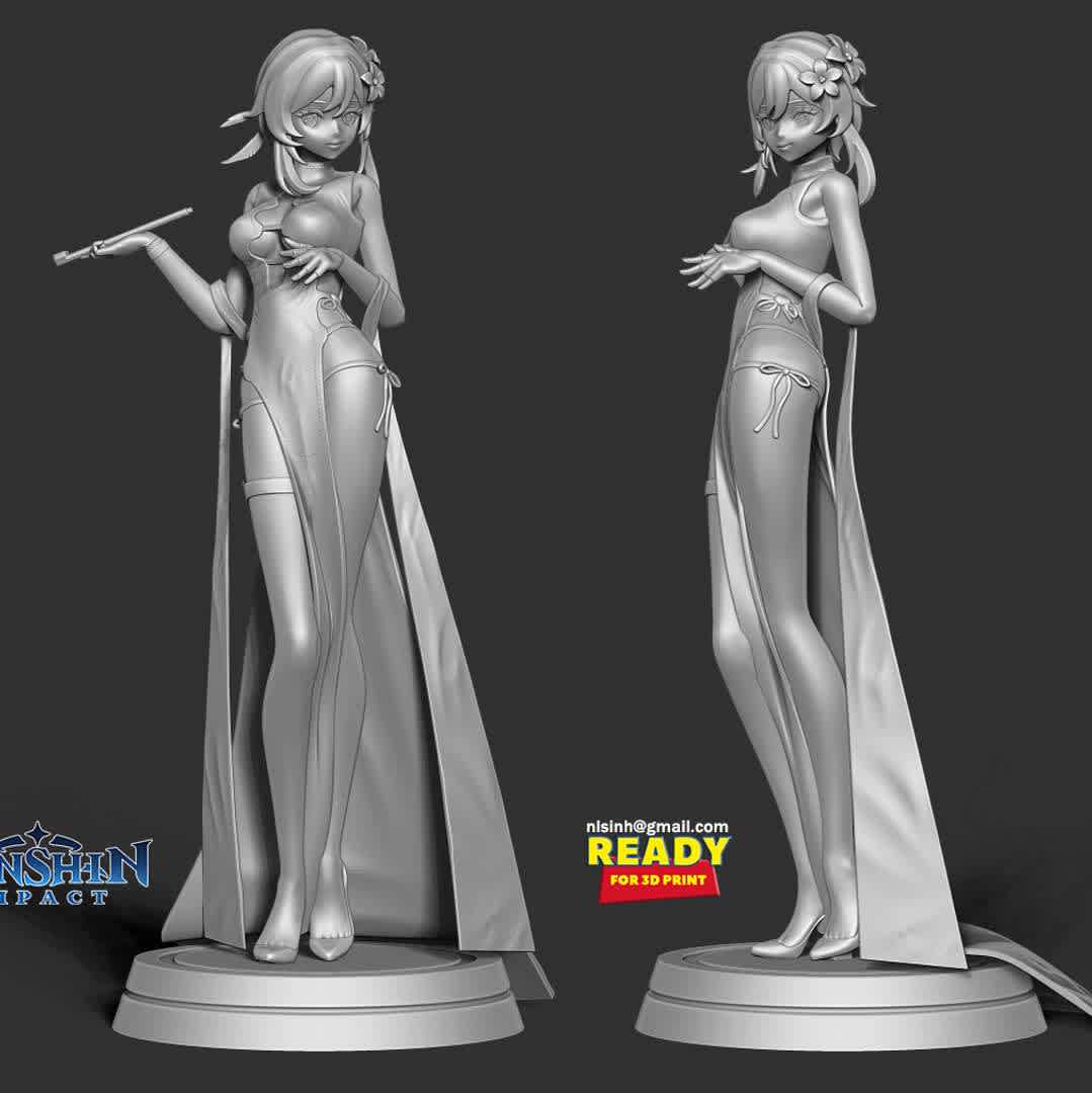 Traveler in cheongsam - I like a different look of the Traveler character of Genshin Impact.

When you purchase this model, you will own:

- STL, OBJ file with 07 separated files (with key to connect together) is ready for 3D printing.

- Zbrush original files (ZTL) for you to customize as you like. (DM me if you want)

This is version 1.0 of this model.

Thanks for viewing! - The best files for 3D printing in the world. Stl models divided into parts to facilitate 3D printing. All kinds of characters, decoration, cosplay, prosthetics, pieces. Quality in 3D printing. Affordable 3D models. Low cost. Collective purchases of 3D files.