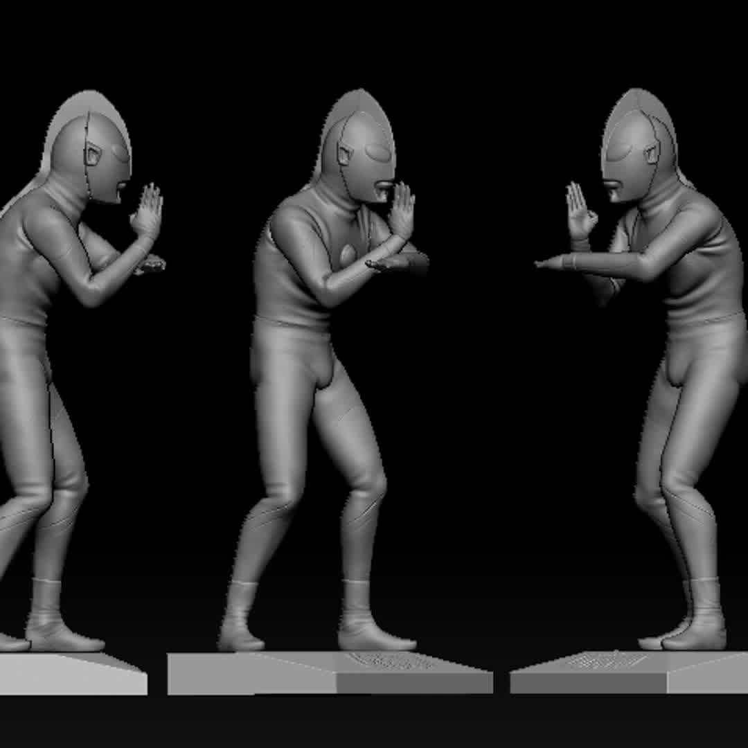 Ultraman  - Hello everyone ultreman model for sale with two poses 25cm - The best files for 3D printing in the world. Stl models divided into parts to facilitate 3D printing. All kinds of characters, decoration, cosplay, prosthetics, pieces. Quality in 3D printing. Affordable 3D models. Low cost. Collective purchases of 3D files.