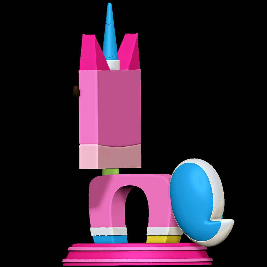 Unikitty - Unikitty from the Unikitty Series.
 - The best files for 3D printing in the world. Stl models divided into parts to facilitate 3D printing. All kinds of characters, decoration, cosplay, prosthetics, pieces. Quality in 3D printing. Affordable 3D models. Low cost. Collective purchases of 3D files.