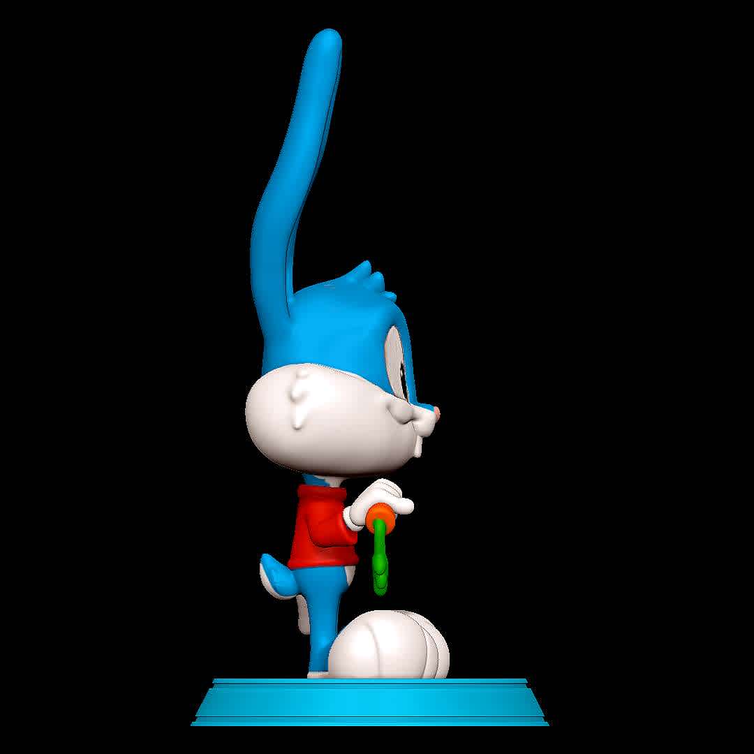 uster Bunny - Tiny Toon Adventures - Character from Tiny Toon Adventures
 - The best files for 3D printing in the world. Stl models divided into parts to facilitate 3D printing. All kinds of characters, decoration, cosplay, prosthetics, pieces. Quality in 3D printing. Affordable 3D models. Low cost. Collective purchases of 3D files.