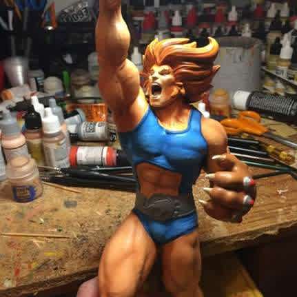 STL Lion-O of the Thundercats - Term of Lion-O of the Thundercats, contains: Bust and Sculpture with interchangeable pieces and Medallion. Scale 1/6 and thanks to its level of detail can be scaled to 1/4. - Los mejores archivos para impresión 3D del mundo. Modelos Stl divididos en partes para facilitar la impresión 3D. Todo tipo de personajes, decoración, cosplay, prótesis, piezas. Calidad en impresión 3D. Modelos 3D asequibles. Bajo costo. Compras colectivas de archivos 3D.