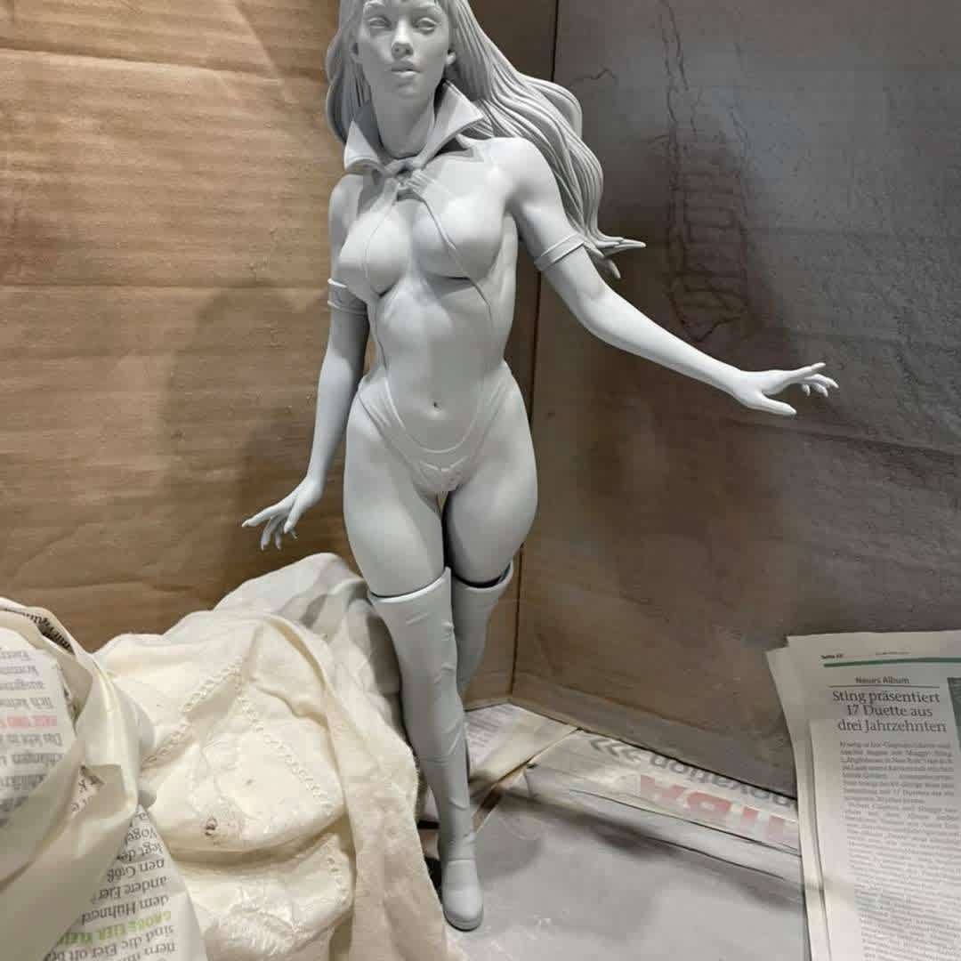 Vampirella 3D  - print-ready template - The best files for 3D printing in the world. Stl models divided into parts to facilitate 3D printing. All kinds of characters, decoration, cosplay, prosthetics, pieces. Quality in 3D printing. Affordable 3D models. Low cost. Collective purchases of 3D files.