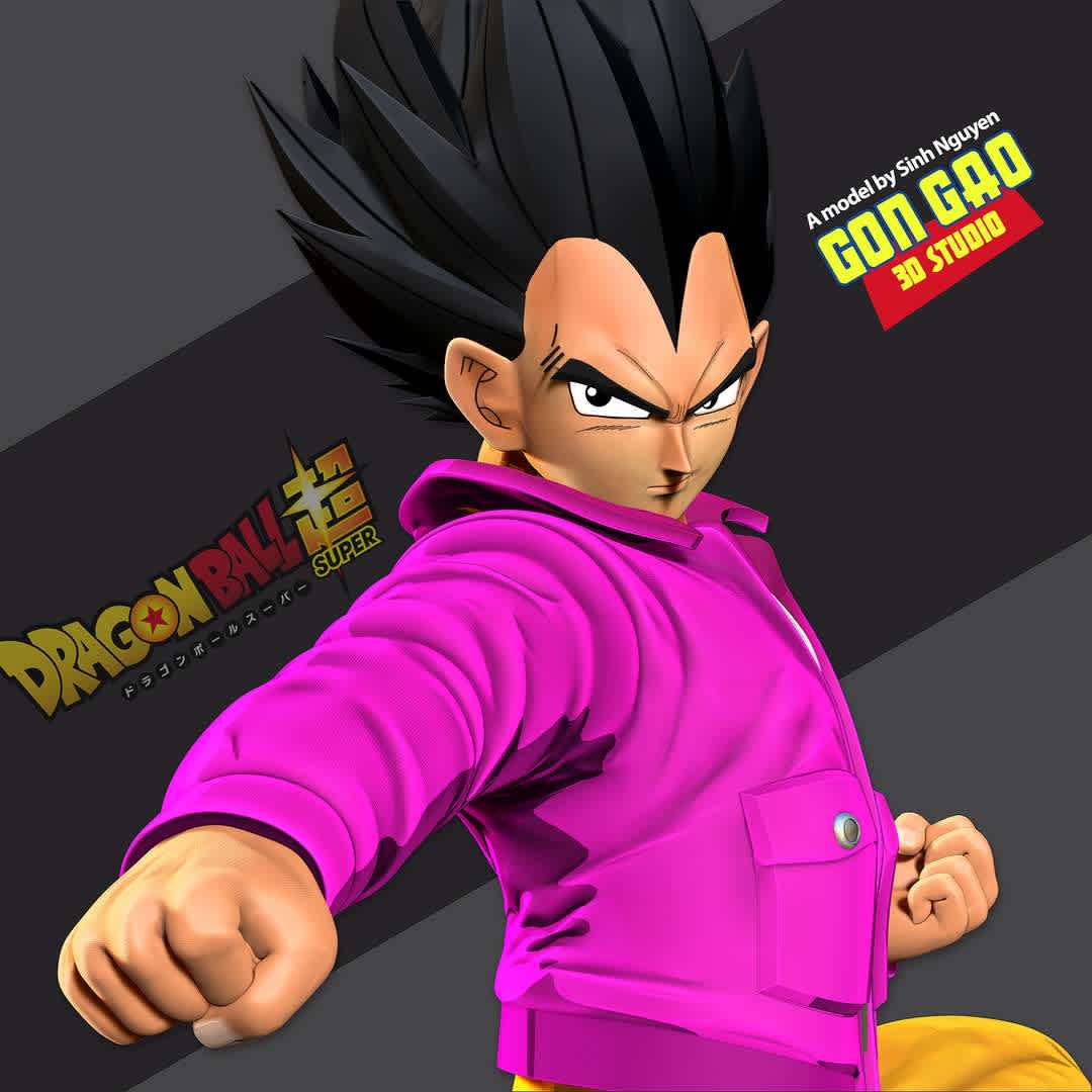 Vegeta - Dragon Ball Fanart - Vegeta was initially a ruthless and cold-blooded warrior, but later abandoned his position in the Frieza Force for a peaceful life on Earth.

Basic parameters:

- STL format for 3D printing with 03 discrete objects
- Model height: 30 cm
- Version 1.0 - Polygons: 3036470 & Vertices: 1727914

Model ready for 3D printing.

Please vote positively for me if you find this model useful. - Los mejores archivos para impresión 3D del mundo. Modelos Stl divididos en partes para facilitar la impresión 3D. Todo tipo de personajes, decoración, cosplay, prótesis, piezas. Calidad en impresión 3D. Modelos 3D asequibles. Bajo costo. Compras colectivas de archivos 3D.