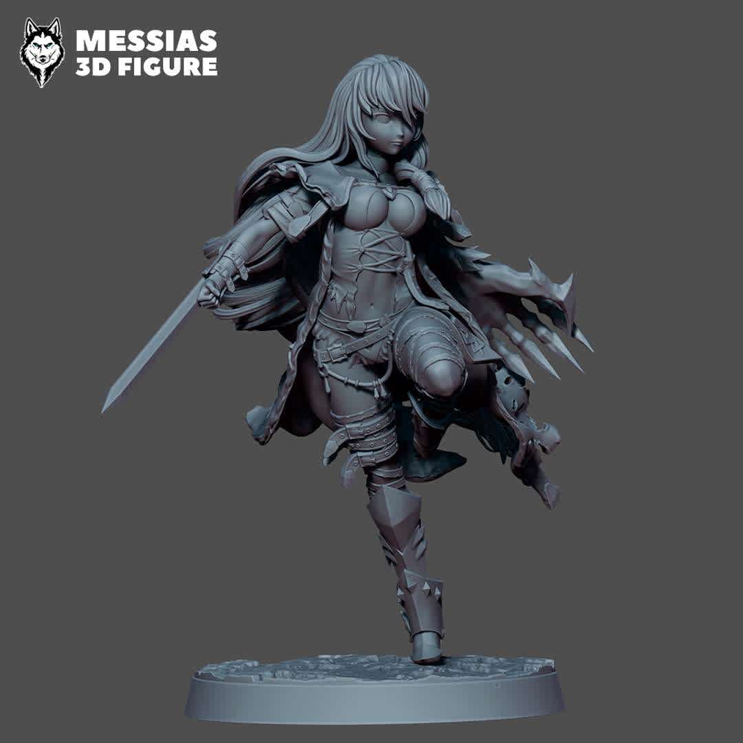 Velvet Crowe Figure 3D Print Model - Dive into Tales of Intrigue: 3D-Printed Velvet Crowe Figure Now Available! Immerse yourself in the captivating world of Velvet Crowe with our digital 3D print files featuring this iconic character. Meticulously designed, these files allow you to bring the fierce and determined essence of Velvet to life through the marvel of 3D printing.

Embark on a creative odyssey as you customize size, color, and materials to match your unique style. Whether you're a fan of the "Tales of" series, a collector, or simply appreciate strong and dynamic characters, this digital creation captures Velvet's spirit and elegance.

Be among the exclusive few to own this extraordinary 3D-printed masterpiece, seamlessly blending technology with the captivating esthetics of Velvet Crowe. Order now and add this dynamic figure to your collection, creating a focal point that embodies the essence of courage and determination. - Los mejores archivos para impresión 3D del mundo. Modelos Stl divididos en partes para facilitar la impresión 3D. Todo tipo de personajes, decoración, cosplay, prótesis, piezas. Calidad en impresión 3D. Modelos 3D asequibles. Bajo costo. Compras colectivas de archivos 3D.