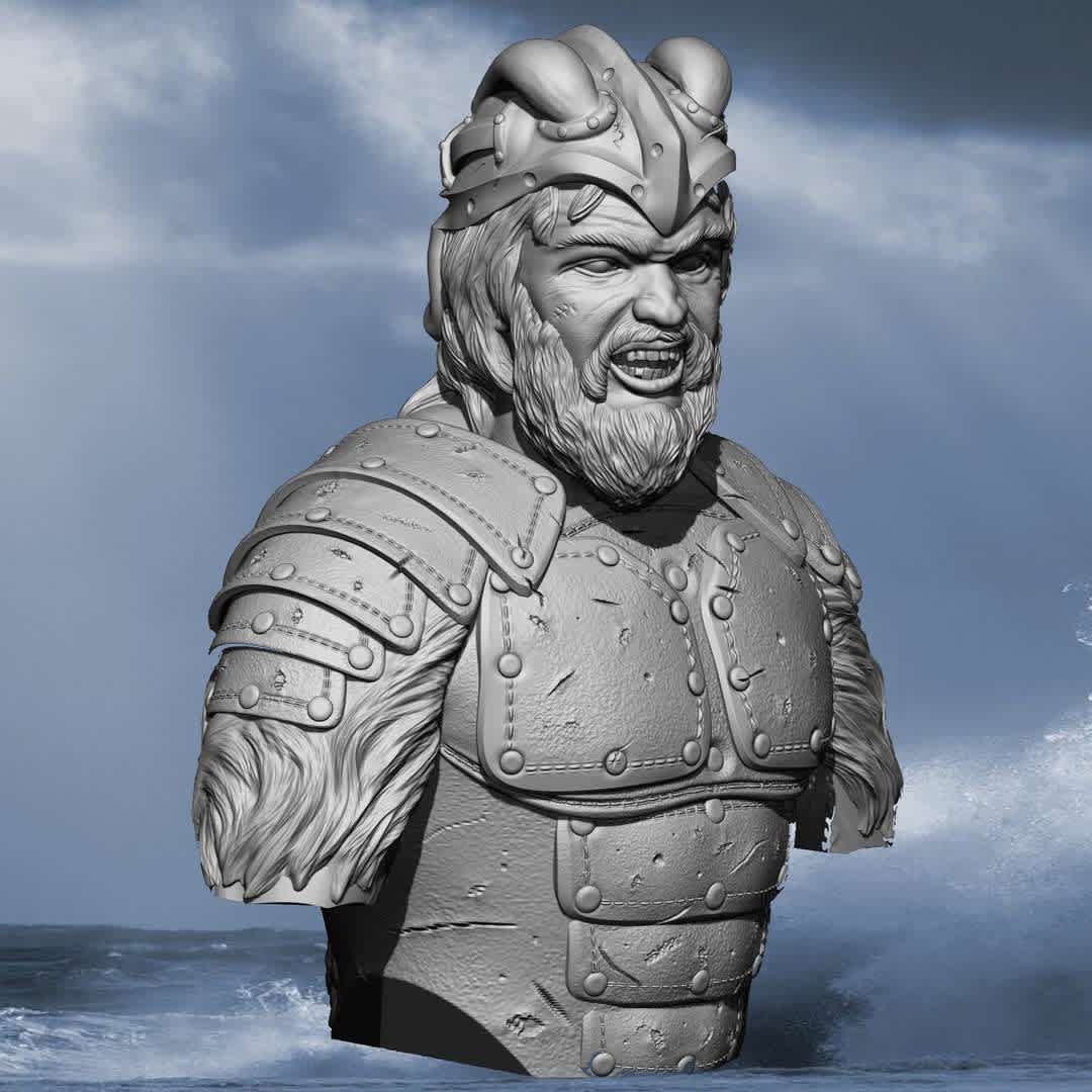 Viking Bust - 15 cm Viking bust, which can be scaled to the size you prefer. - The best files for 3D printing in the world. Stl models divided into parts to facilitate 3D printing. All kinds of characters, decoration, cosplay, prosthetics, pieces. Quality in 3D printing. Affordable 3D models. Low cost. Collective purchases of 3D files.