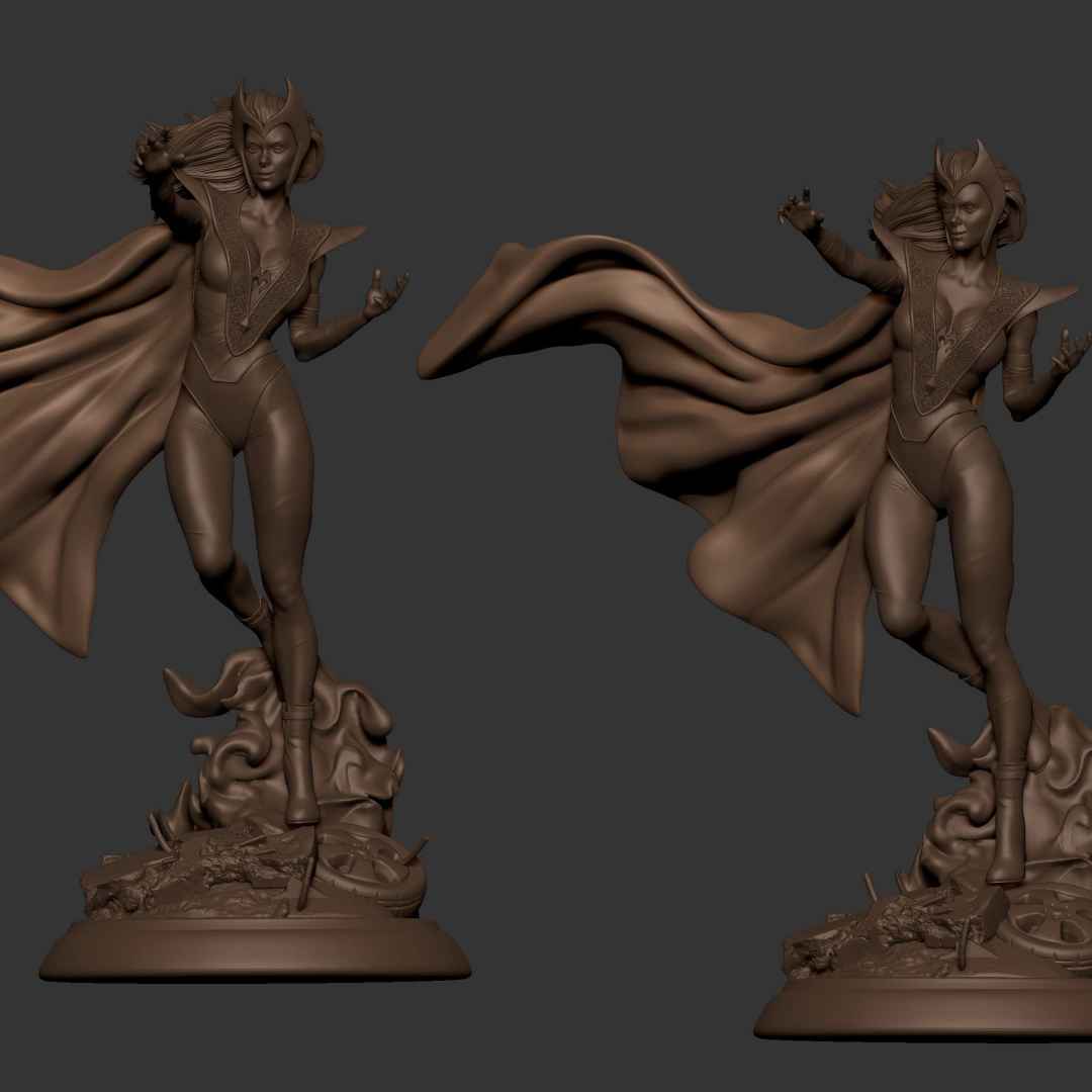 Fanart Scarlet Witch - This is my new project focused on 3D printing, it follows a different concept
in uniform - The best files for 3D printing in the world. Stl models divided into parts to facilitate 3D printing. All kinds of characters, decoration, cosplay, prosthetics, pieces. Quality in 3D printing. Affordable 3D models. Low cost. Collective purchases of 3D files.