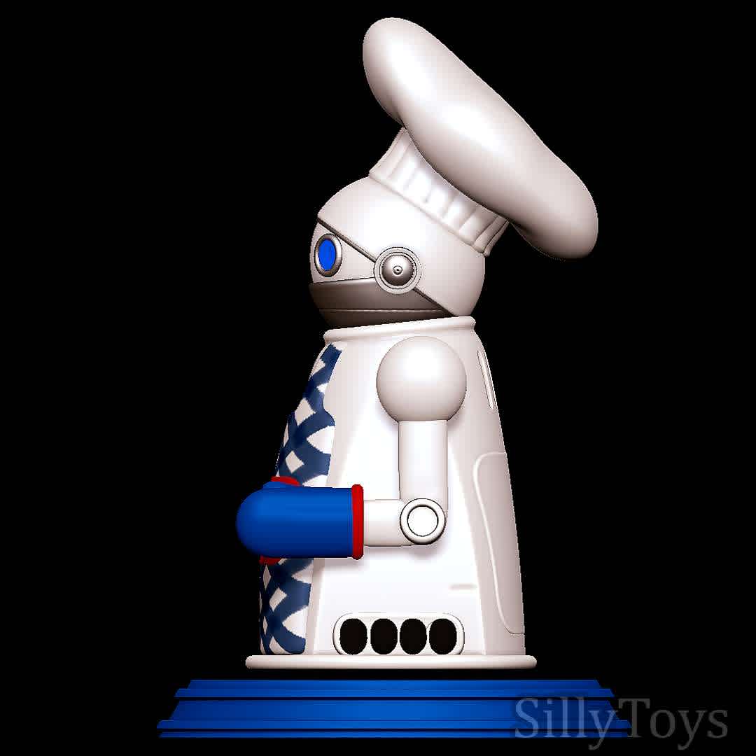 Wafflebot - Harold and Kumar - Wafflebot from Harold and Kumar - The best files for 3D printing in the world. Stl models divided into parts to facilitate 3D printing. All kinds of characters, decoration, cosplay, prosthetics, pieces. Quality in 3D printing. Affordable 3D models. Low cost. Collective purchases of 3D files.