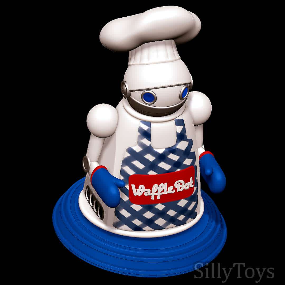 Wafflebot - Harold and Kumar - Wafflebot from Harold and Kumar - The best files for 3D printing in the world. Stl models divided into parts to facilitate 3D printing. All kinds of characters, decoration, cosplay, prosthetics, pieces. Quality in 3D printing. Affordable 3D models. Low cost. Collective purchases of 3D files.