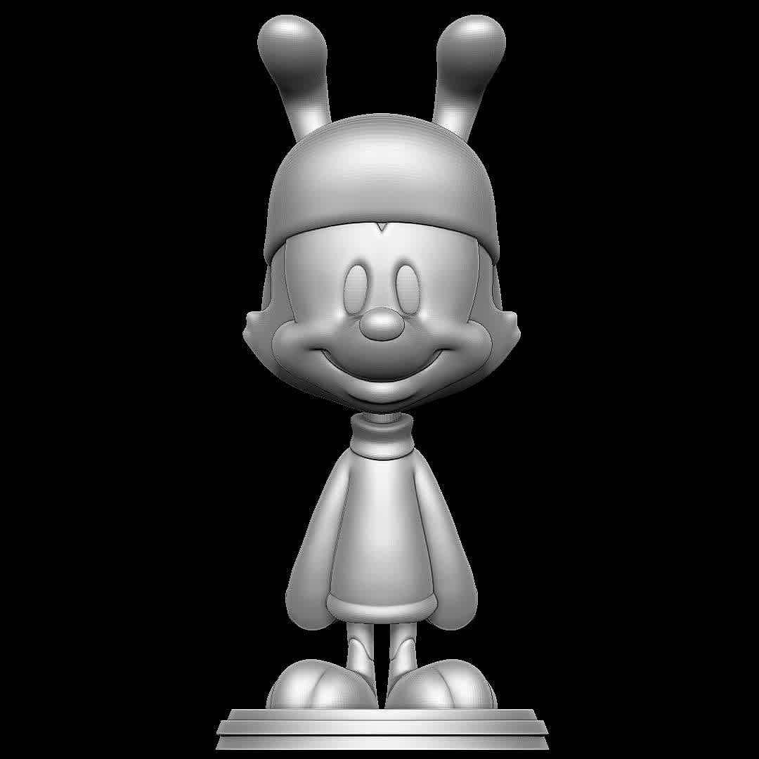 Wakko Warner - Animaniacs - Character from Animaniacs
 - The best files for 3D printing in the world. Stl models divided into parts to facilitate 3D printing. All kinds of characters, decoration, cosplay, prosthetics, pieces. Quality in 3D printing. Affordable 3D models. Low cost. Collective purchases of 3D files.