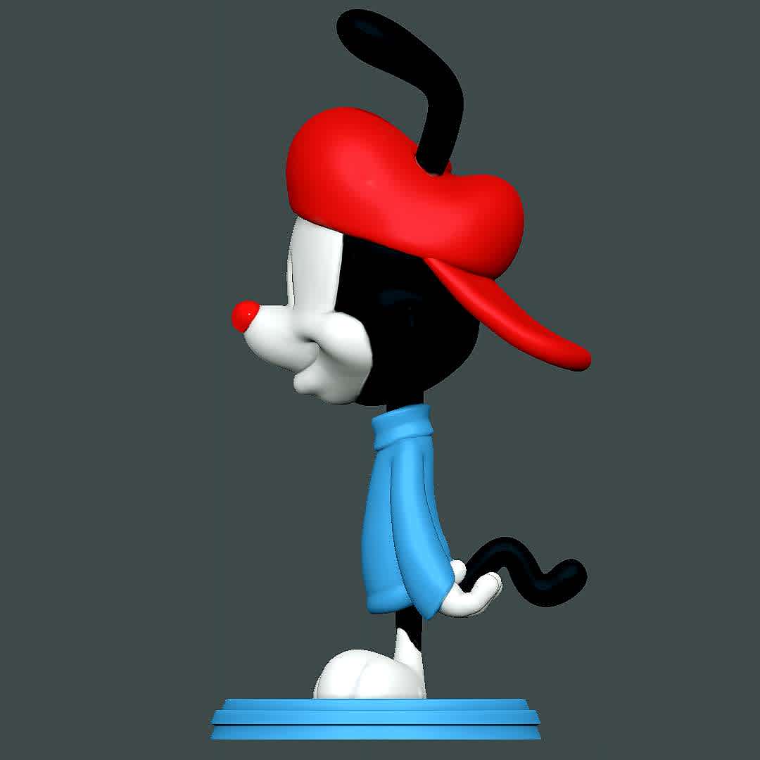 Wakko Warner - Animaniacs - Character from Animaniacs
 - The best files for 3D printing in the world. Stl models divided into parts to facilitate 3D printing. All kinds of characters, decoration, cosplay, prosthetics, pieces. Quality in 3D printing. Affordable 3D models. Low cost. Collective purchases of 3D files.