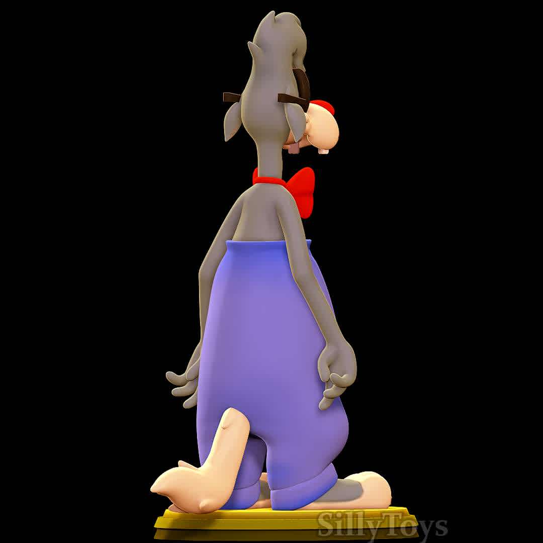 Wilford Wolf  - Animaniacs - Good old Wilford - The best files for 3D printing in the world. Stl models divided into parts to facilitate 3D printing. All kinds of characters, decoration, cosplay, prosthetics, pieces. Quality in 3D printing. Affordable 3D models. Low cost. Collective purchases of 3D files.