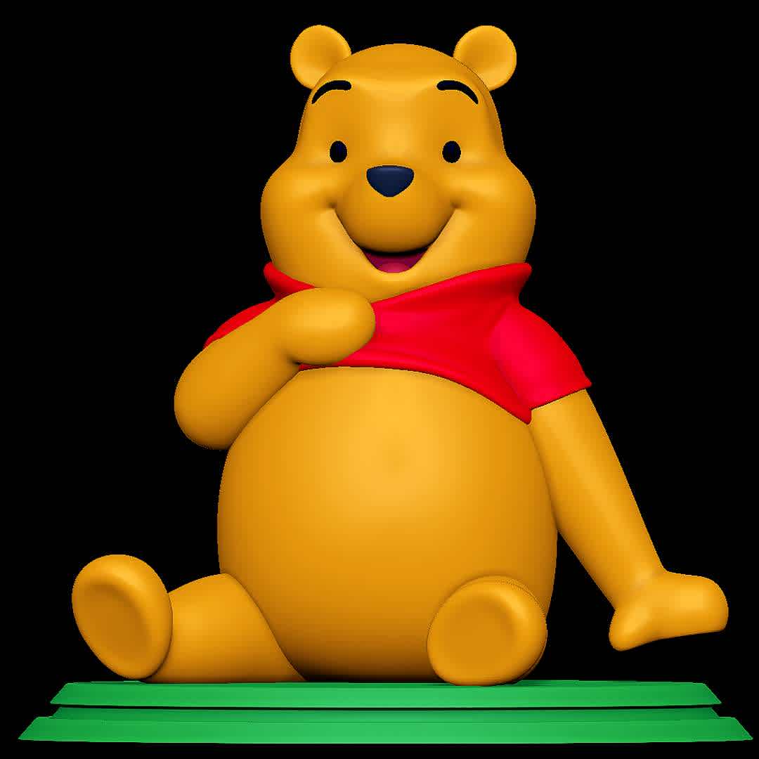 Winnie-the-Pooh - Classic - The best files for 3D printing in the world. Stl models divided into parts to facilitate 3D printing. All kinds of characters, decoration, cosplay, prosthetics, pieces. Quality in 3D printing. Affordable 3D models. Low cost. Collective purchases of 3D files.