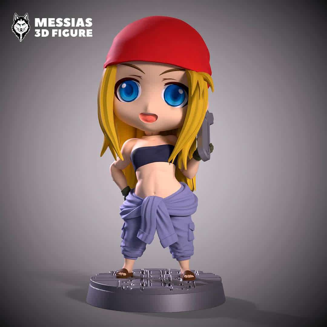 Winry Rockbell Chibi  3D Print Model - Craft Your Collection: 3D-Printed Chibi Winry Rockbell! Immerse yourself in the world of Fullmetal Alchemist with our digital 3D print files featuring the lovable Winry Rockbell in Chibi form. Meticulously designed, these files allow you to bring this iconic character to life through the magic of 3D printing.

Embark on a creative journey as you customize size, color, and materials to match your unique style. Whether you're a fan of Fullmetal Alchemist, a collector, or just adore cute characters, this digital creation captures the essence of charm and craftsmanship.

Be among the exclusive few to own this extraordinary 3D-printed masterpiece, seamlessly blending technology with the delightful esthetics of Chibi Winry Rockbell. Order now and add this endearing character to your collection, bringing a touch of anime magic and craftsmanship into your space. - Los mejores archivos para impresión 3D del mundo. Modelos Stl divididos en partes para facilitar la impresión 3D. Todo tipo de personajes, decoración, cosplay, prótesis, piezas. Calidad en impresión 3D. Modelos 3D asequibles. Bajo costo. Compras colectivas de archivos 3D.